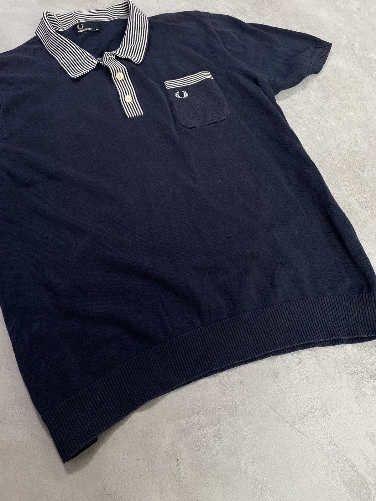 Fred Perry ⚔️ Vintage 90s T-Shirt Polo Fred Perry Size US XXL / EU 58 / 5 - 3 Thumbnail