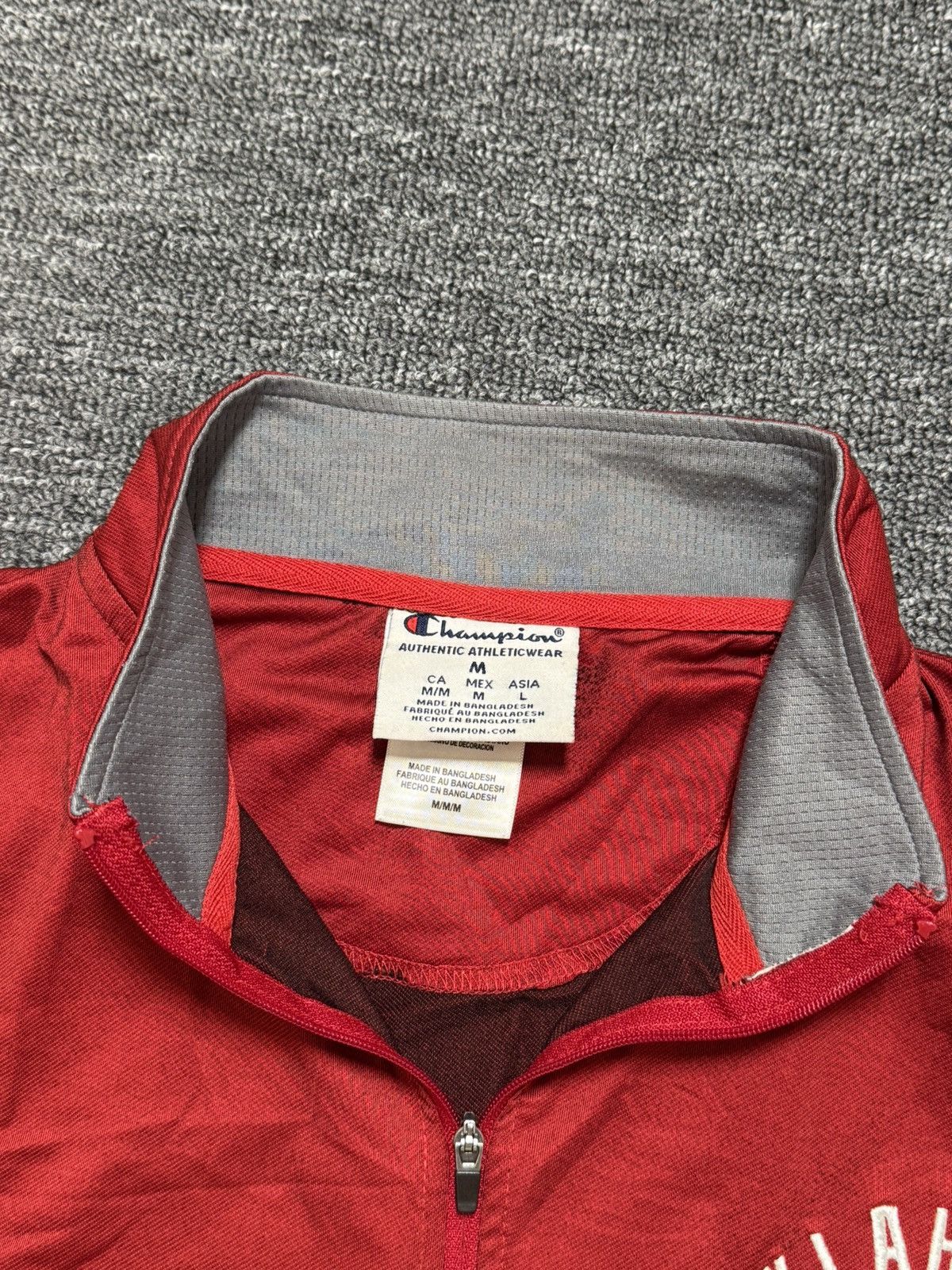 Champion × NCAA Champion Oklahoma Sooners 1/4 Zip Pullover NCAA College Size US M / EU 48-50 / 2 - 5 Thumbnail