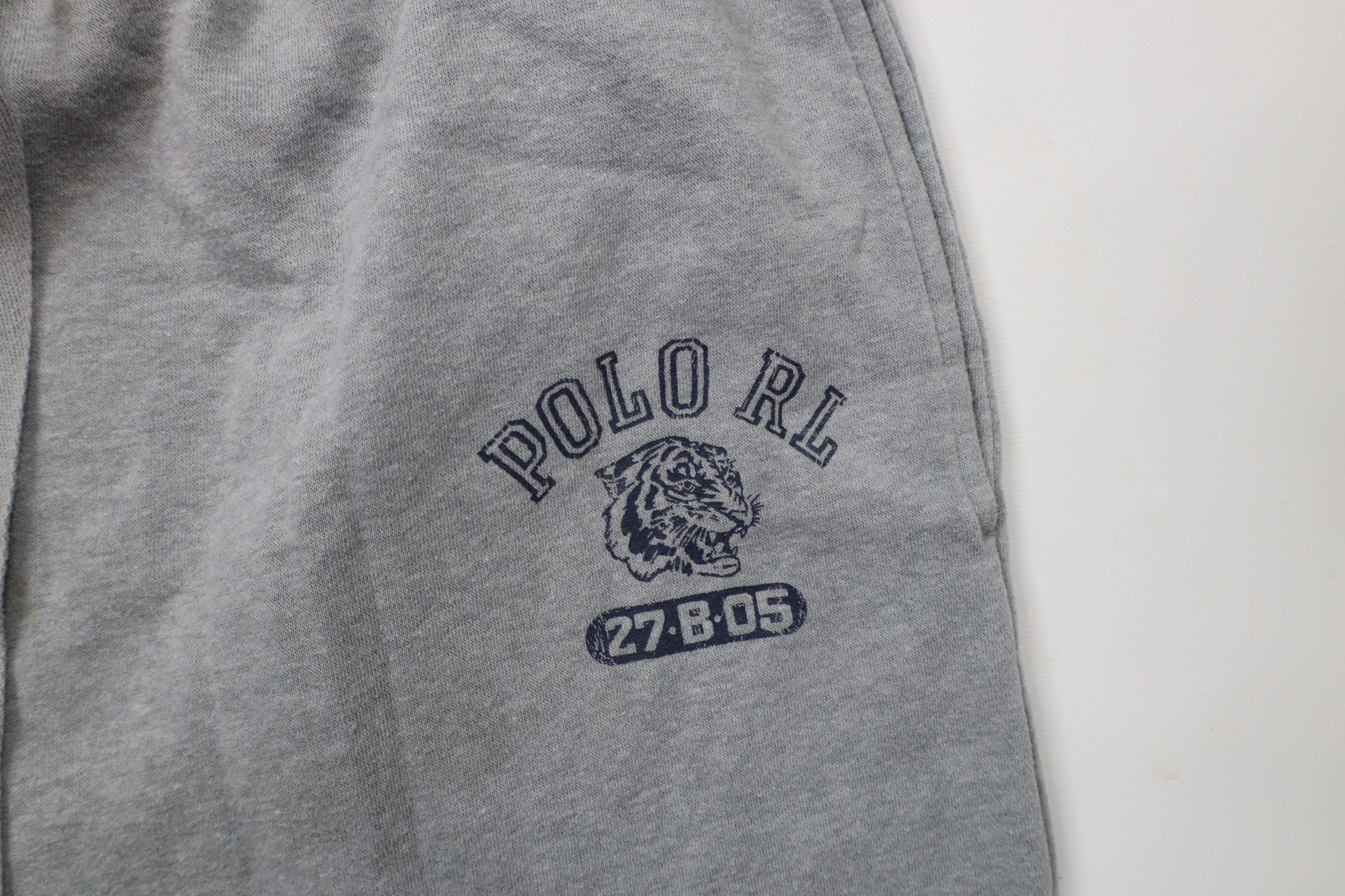 Ralph Lauren × Vintage Vintage Y2K Ralph Lauren Tiger Cuffed Sweatpants Joggers Size US 36 / EU 52 - 5 Thumbnail