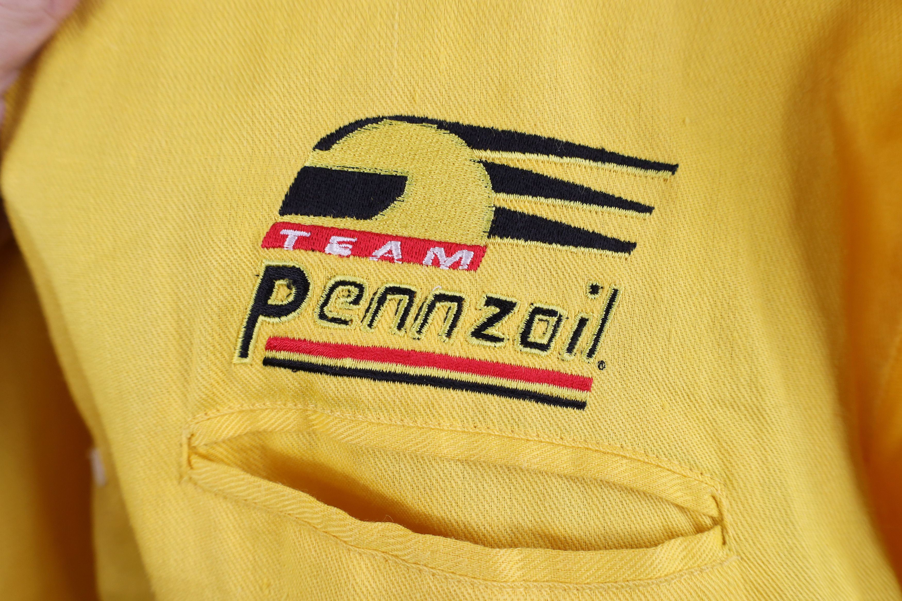 Vintage Vintage 90s NASCAR Racing Pit Crew Button Down Shirt Size US XL / EU 56 / 4 - 6 Thumbnail