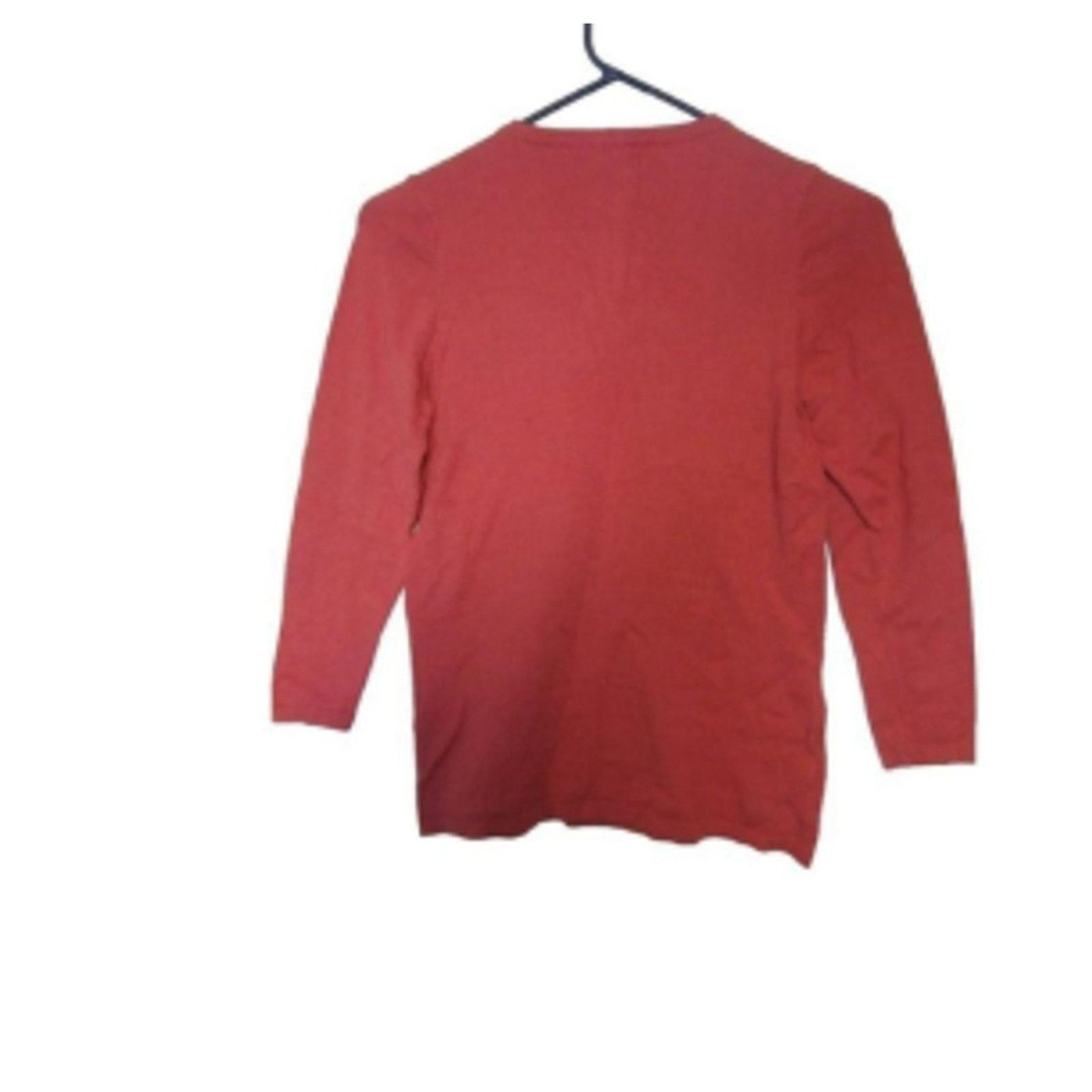 Buffalo David Bitton Minimalist Textured Knit Sweater Red Long Sleeve Buffalo S Size S / US 4 / IT 40 - 6 Thumbnail