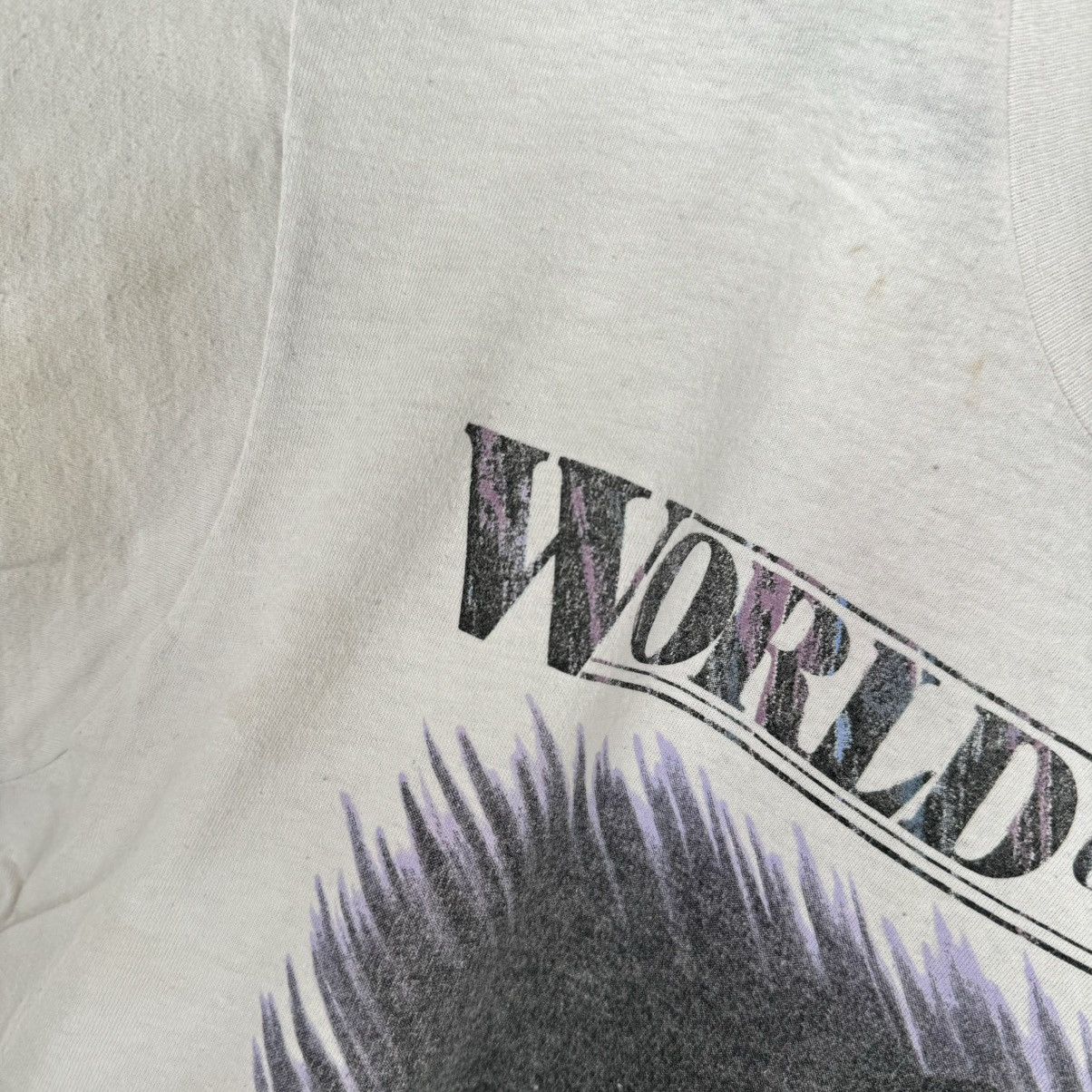 Band Tees Vintage 1992 World On Edge Candian Band Rock Tour T Shirt Size US XL / EU 56 / 4 - 8 Thumbnail