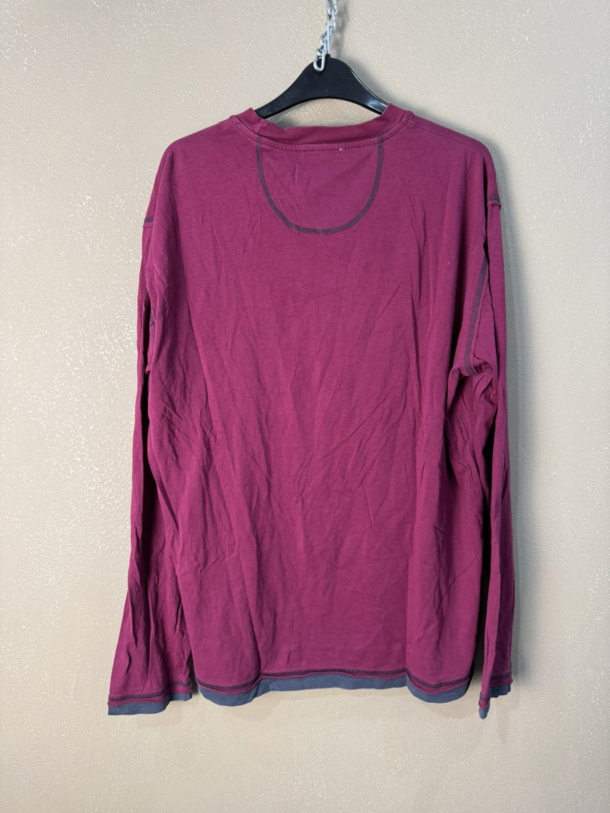 Moschino Vintage Moschino Jeans Hearts Long Sleeve Tee Size US XXL / EU 58 / 5 - 2 Thumbnail