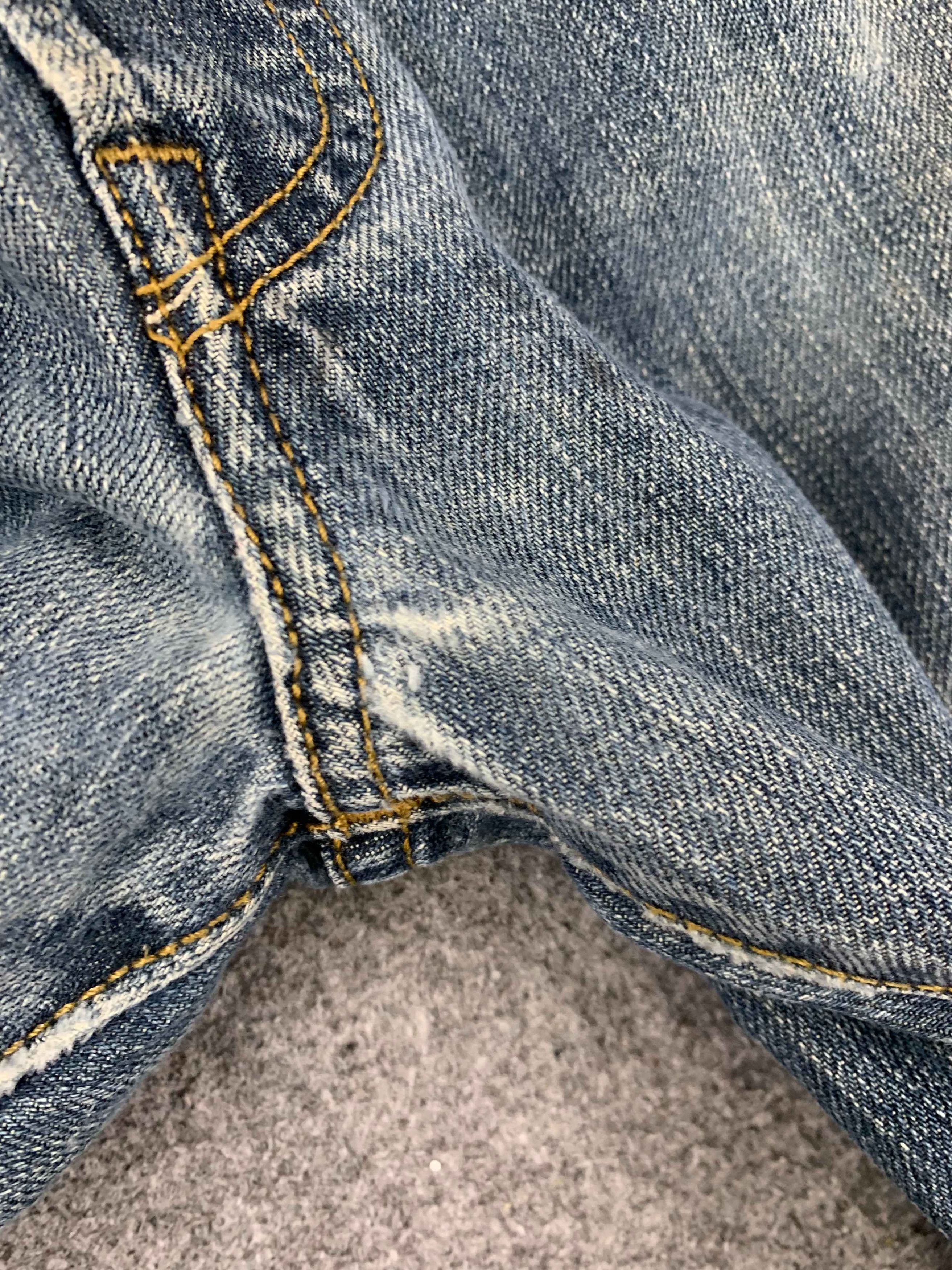 Levi's × Vintage Vintage Levis 501 Faded Blue Jeans Size US 34 / EU 50 - 11 Thumbnail