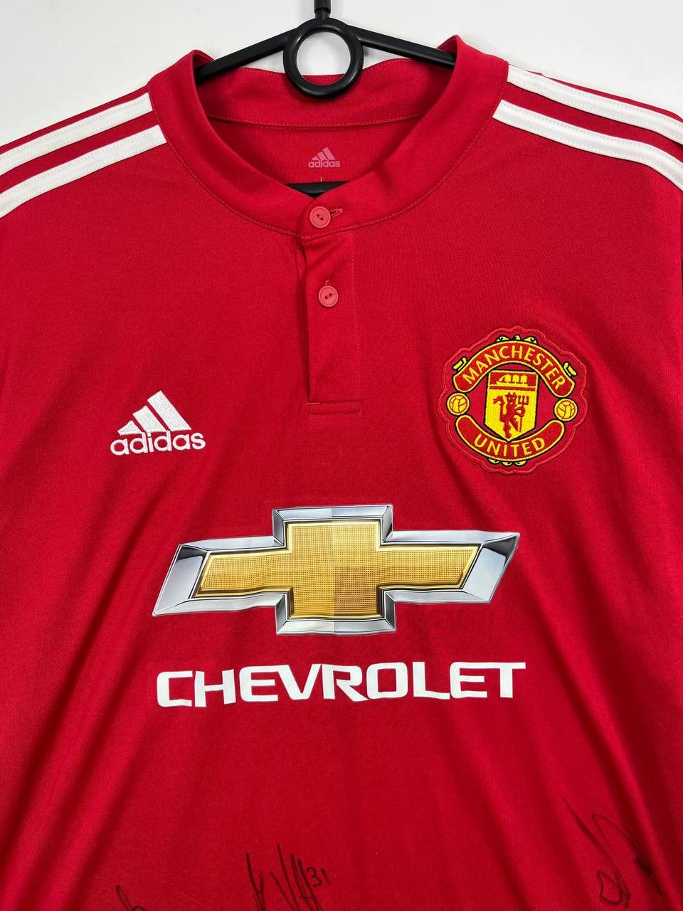 Adidas Manchester United 2017-18 Home Soccer Jersey Adidas Size L Size US L / EU 52-54 / 3 - 2 Thumbnail