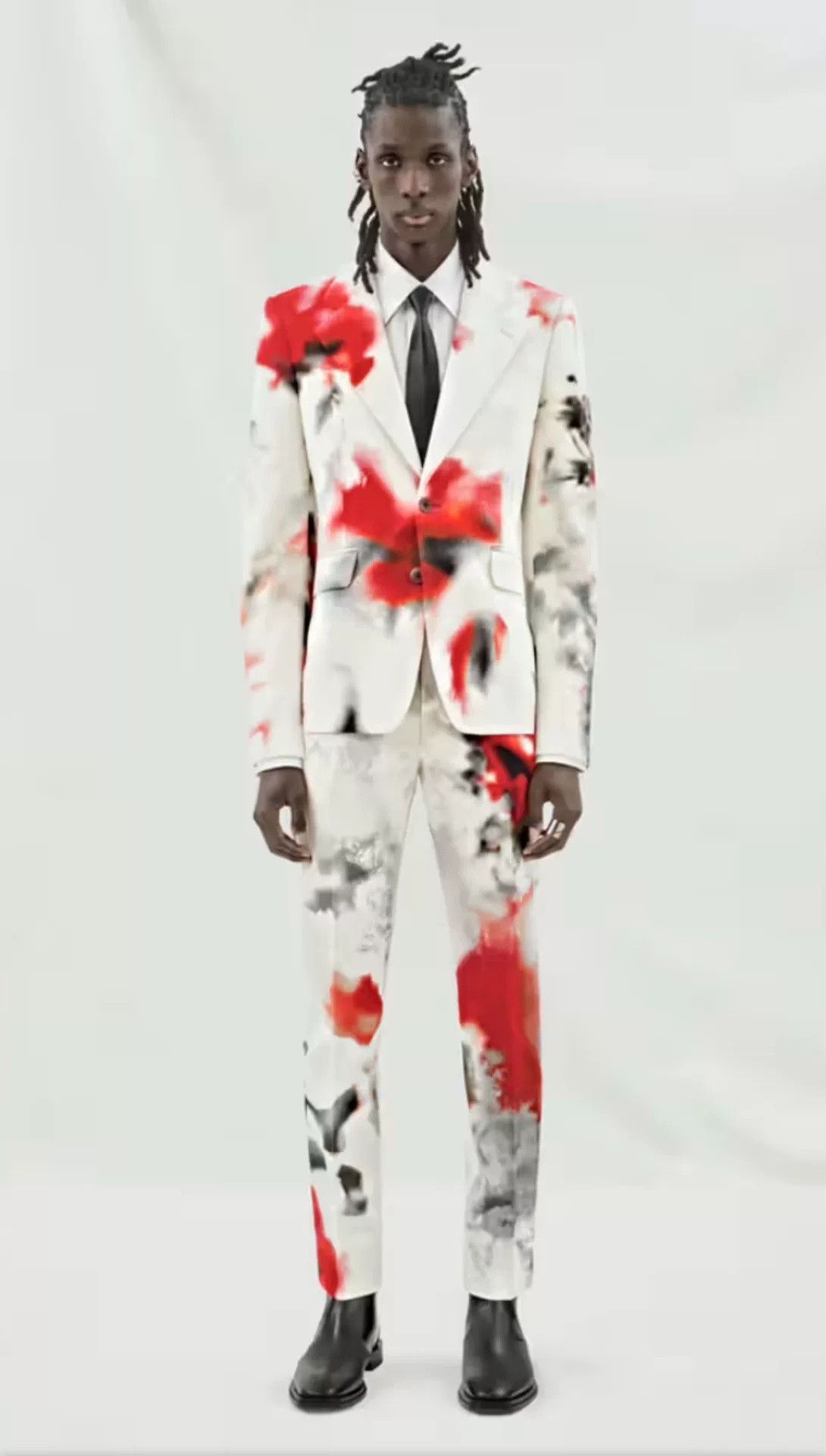 Alexander McQueen Alexander McQueen Abstract Print Suit Set Size US M / EU 48-50 / 2 - 1 Thumbnail