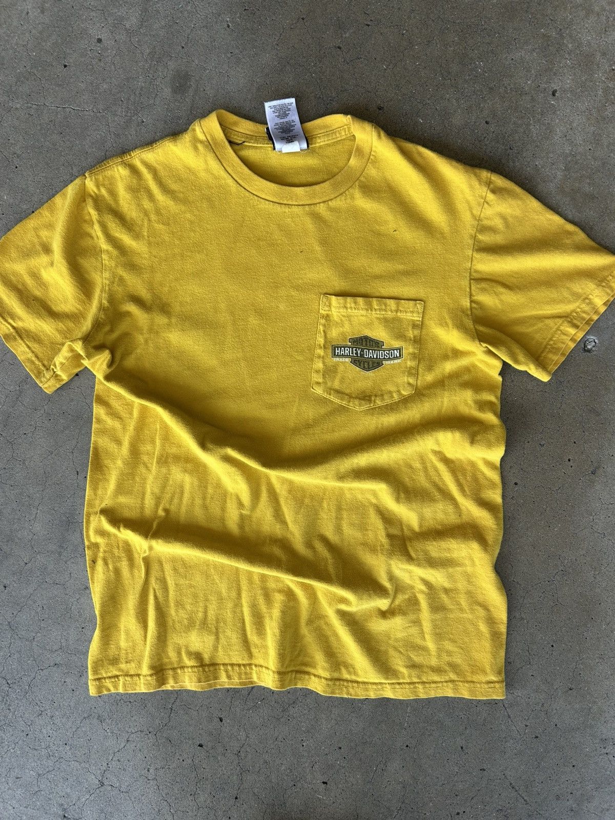 Harley Davidson harley davidson belmont ohio yellow miner tee Size US M / EU 48-50 / 2 - 1 Thumbnail