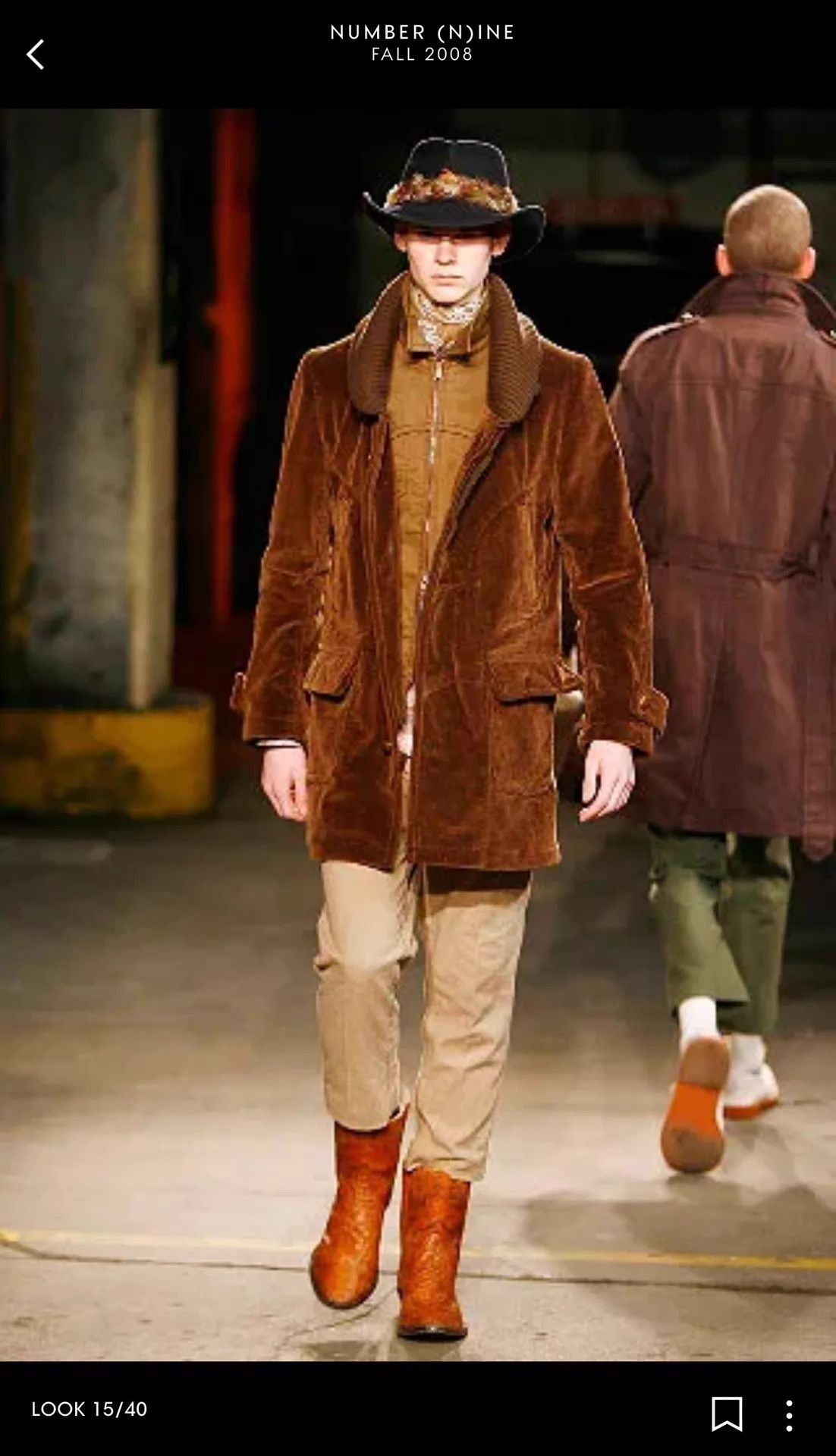 Number (N)ine Number (N)ine 08AW Runway Corduroy Overcoat Size 2 Size US M / EU 48-50 / 2 - 3 Thumbnail
