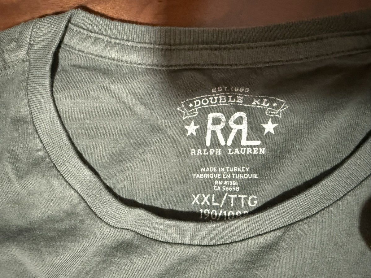 RRL Ralph Lauren Ralph Lauren RRL Pocket Tee in Green T-Shirt Men’s Size XXL Size US XXL / EU 58 / 5 - 2 Thumbnail