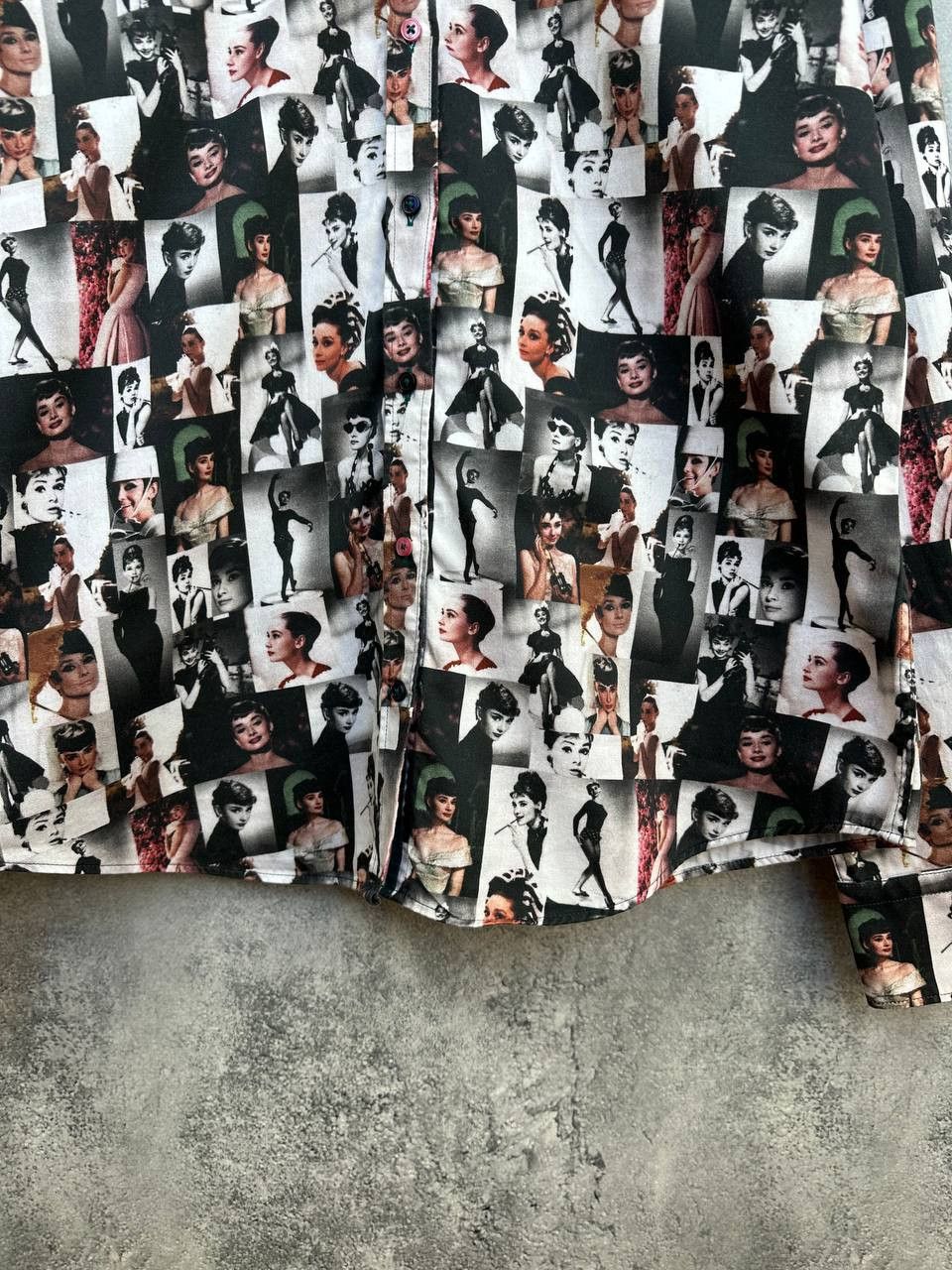 Other Claudio Lugli “Audrey Hepburn Collage” Shirt Iconic Print Size US S / EU 44-46 / 1 - 7 Thumbnail