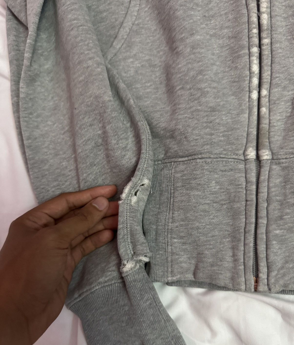 Evisu Distressed 2000s Evisu Big Logo Zip Up Hoodie Size US L / EU 52-54 / 3 - 11 Thumbnail