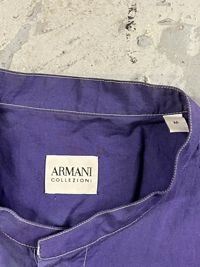 Armani Collezioni 2000s Armani Blue Sky Cloud Shirt Size US M / EU 48-50 / 2 - 6 Thumbnail