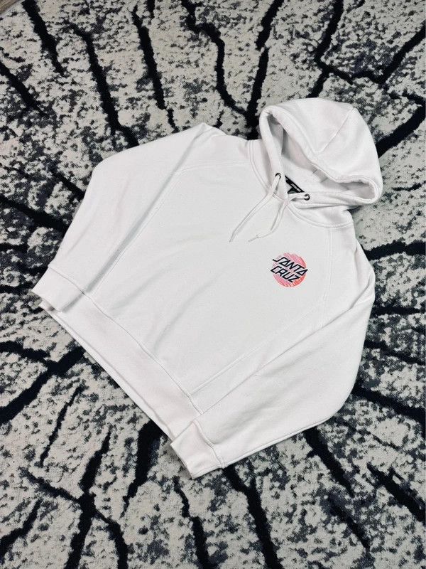 Other Santa Cruz white pink S skate logo hoodie Size S / US 4 / IT 40 - 2 Thumbnail