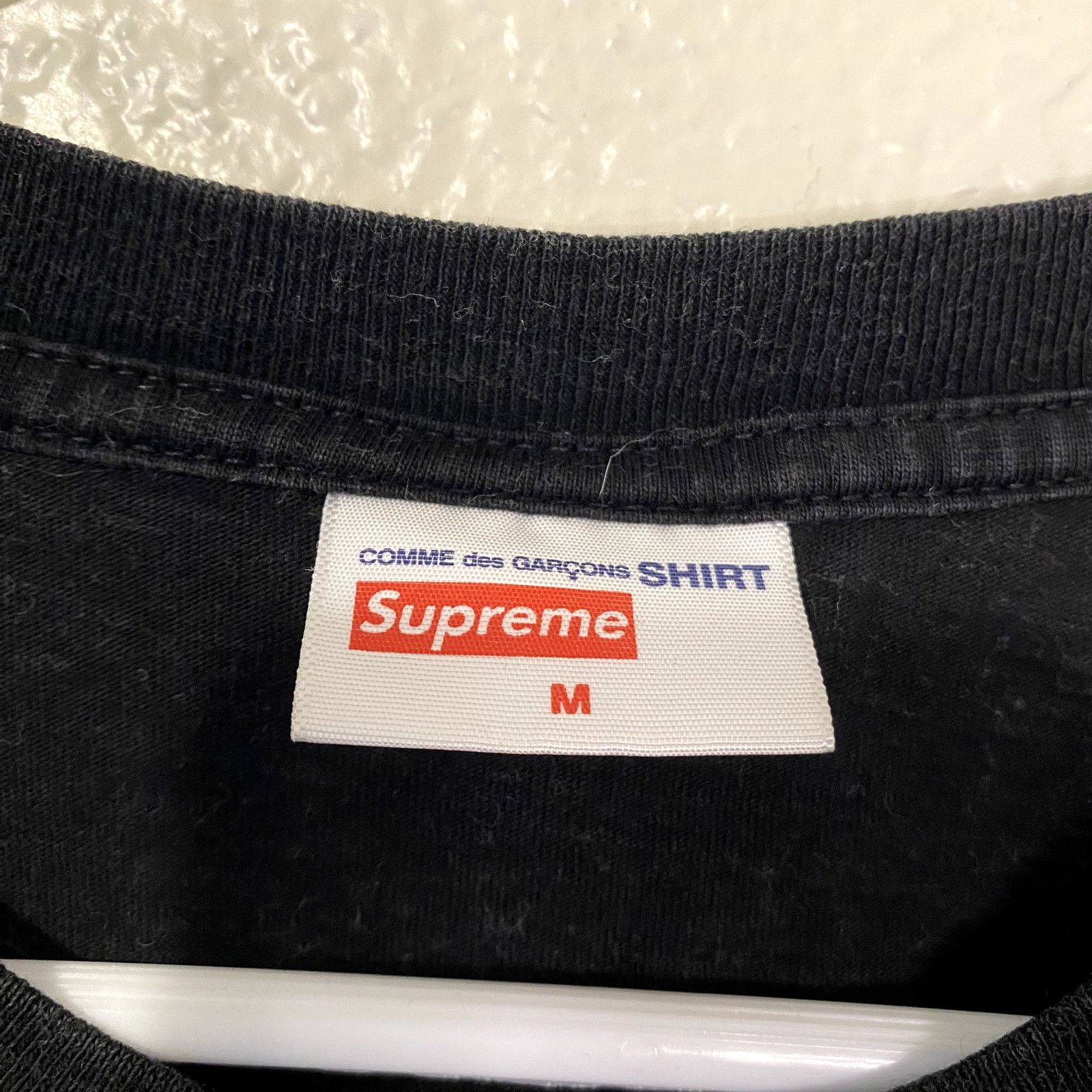 Zara Supreme X Comme Des Garcons Black Crew Neck Tshirt Size US M / EU 48-50 / 2 - 6 Thumbnail