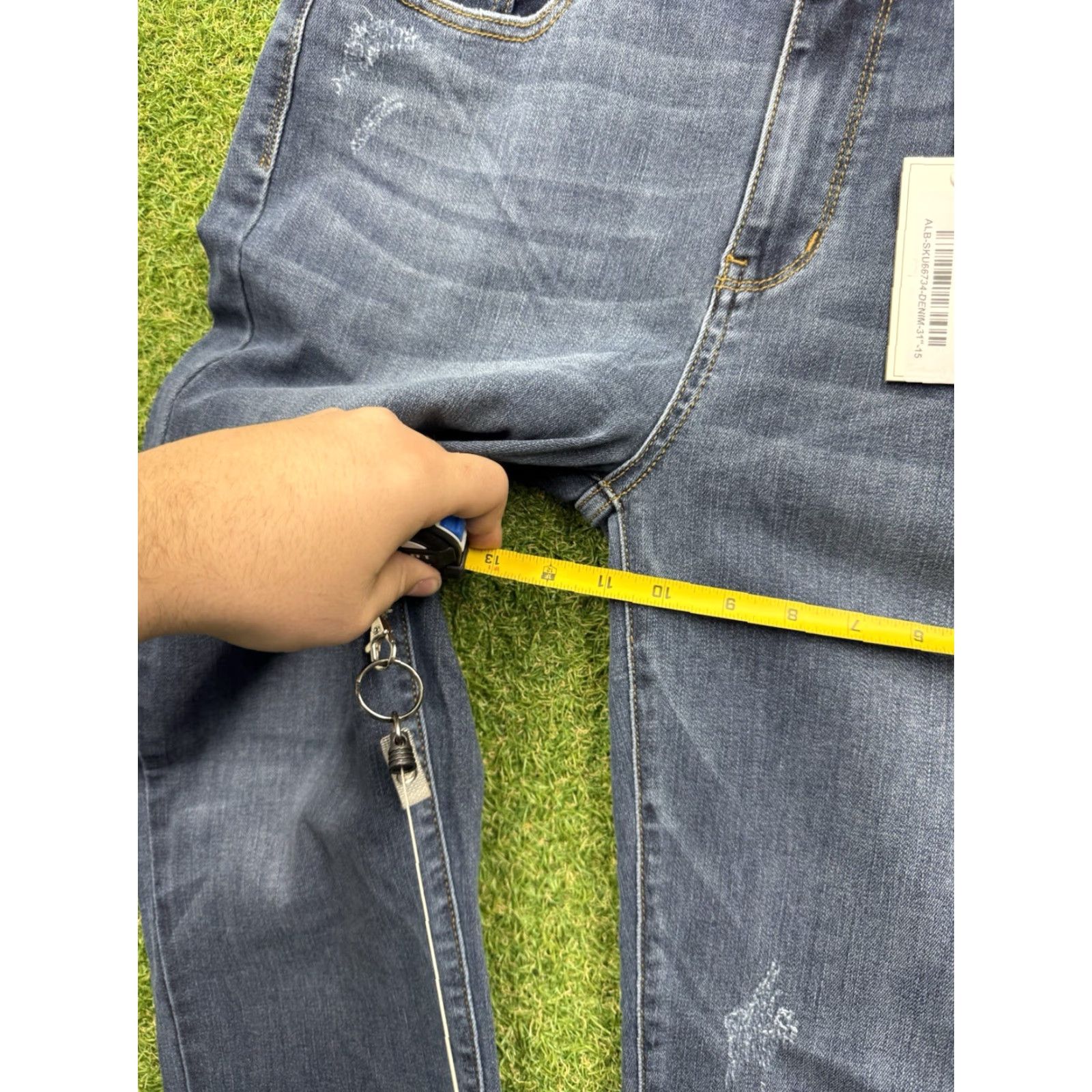 Denime Judy Blue Jeans Womens Jeans 15/32 Relaxed Fit Mid Rise Dark Wash Denim NWT Blue 5-Pocket Mens? Size 24" / US 00 / IT 34 - 5 Thumbnail