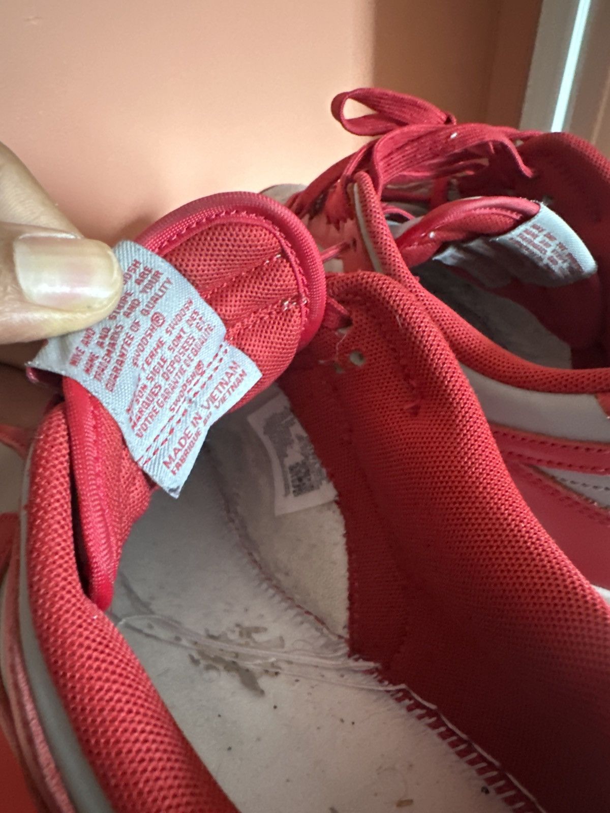 Nike × Vintage Nike Dunk Low “VRST Red” Size US 10 / EU 43 - 6 Thumbnail