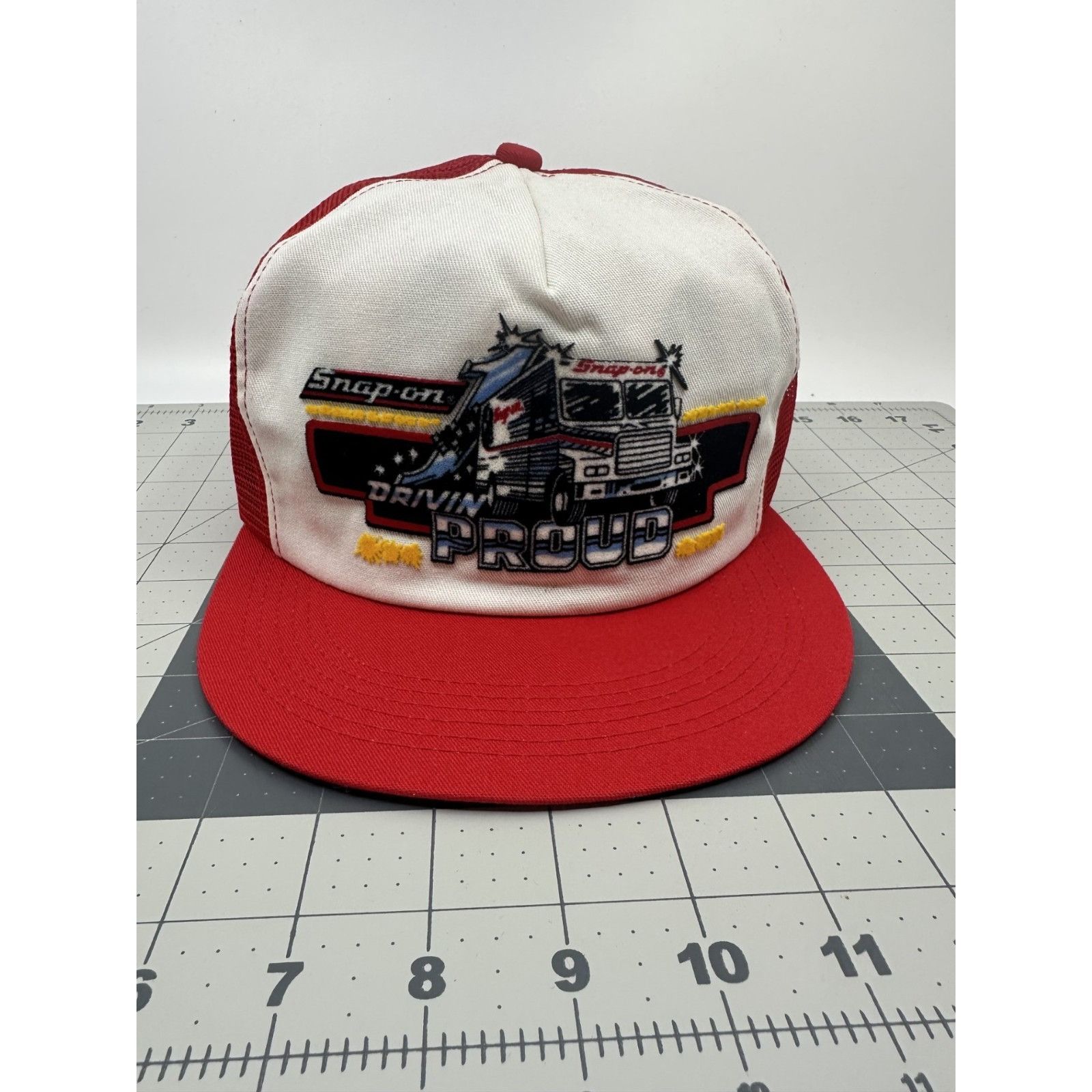 Other Vintage Snap-On Hat #1 Drivin Proud K Products Made In USA M Size ONE SIZE - 1 Thumbnail