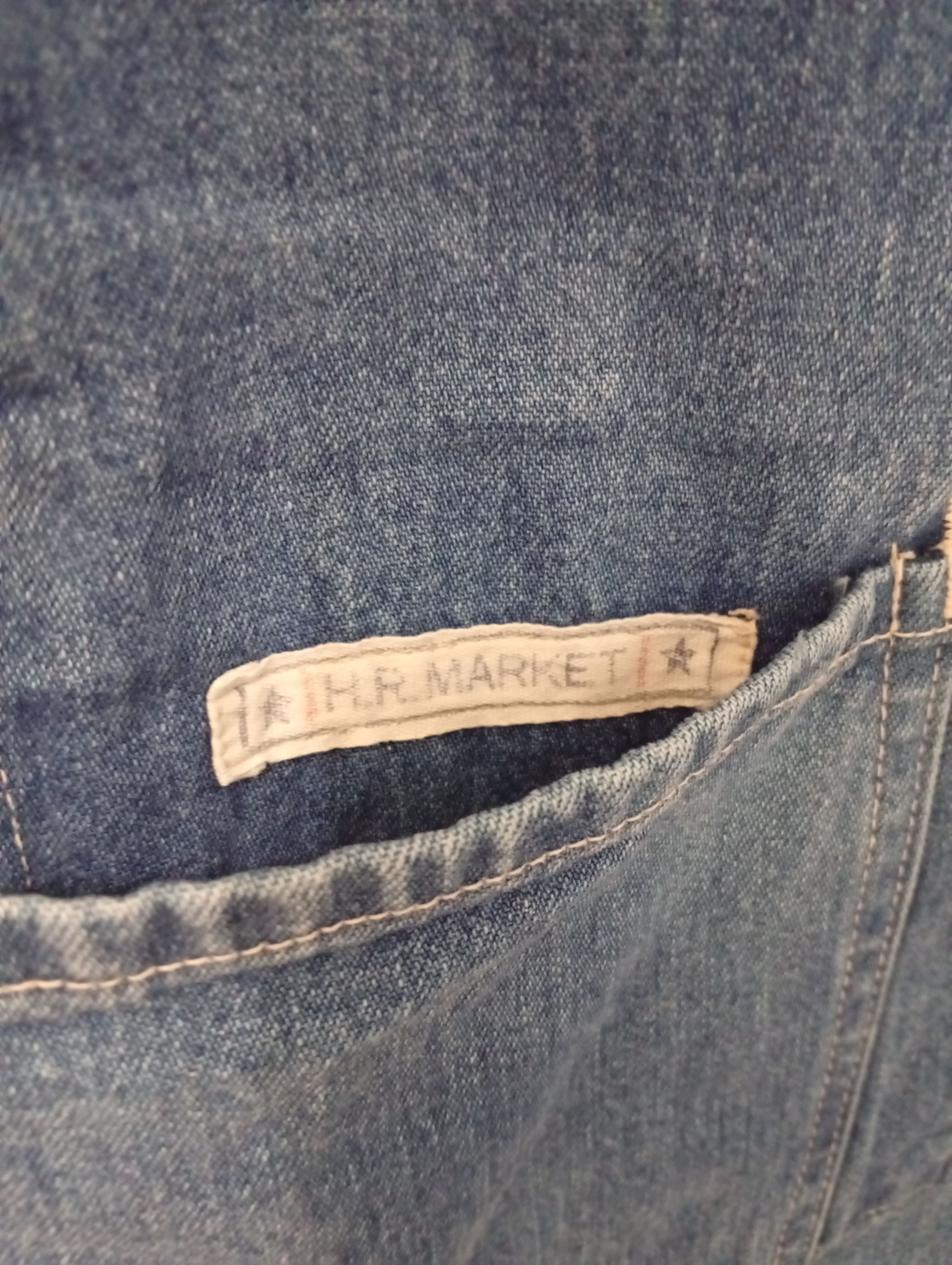 Blue Blue Japan BLUE BLUE 1990s JAIL STENCIL DENIM CHORE JACKET Size US M / EU 48-50 / 2 - 6 Thumbnail