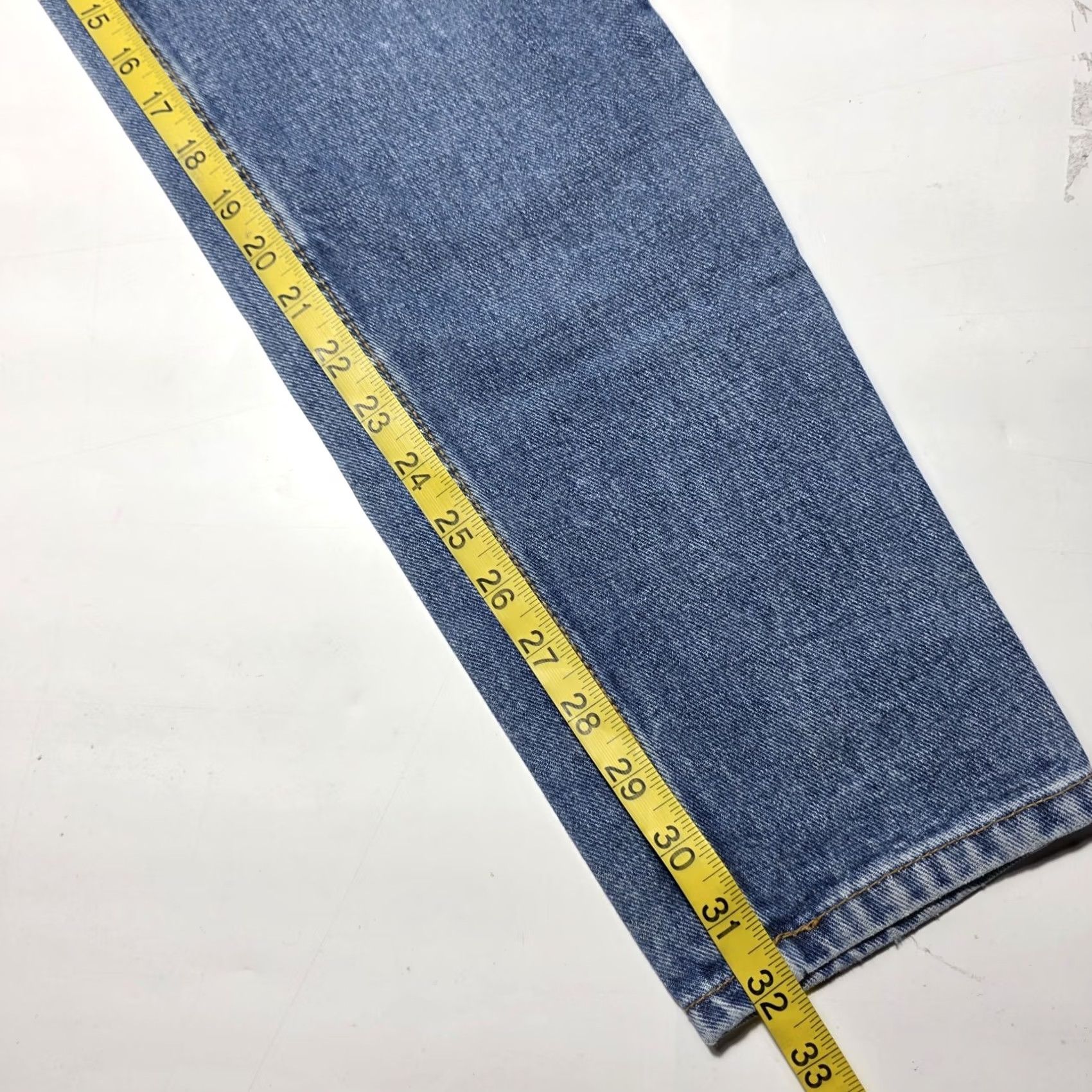 Ann Taylor VINTAGE Ann Taylor AT Denim Jeans Pants Womens 6L Blue 90s Straight Pockets 32in Rise High Size 28" / US 6 / IT 42 - 7 Thumbnail