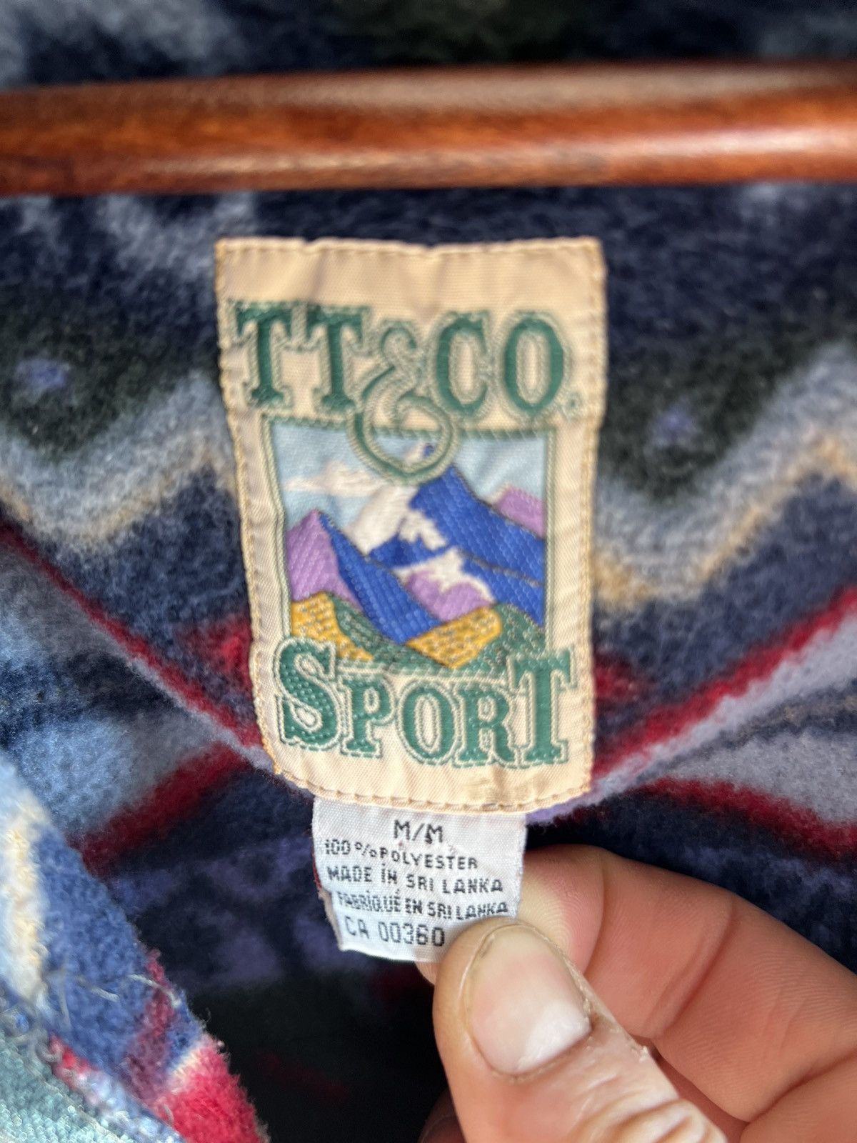 Other Vintage 90s Patterned Fleece Sweatshirt Patagonia Style Size US M / EU 48-50 / 2 - 3 Thumbnail