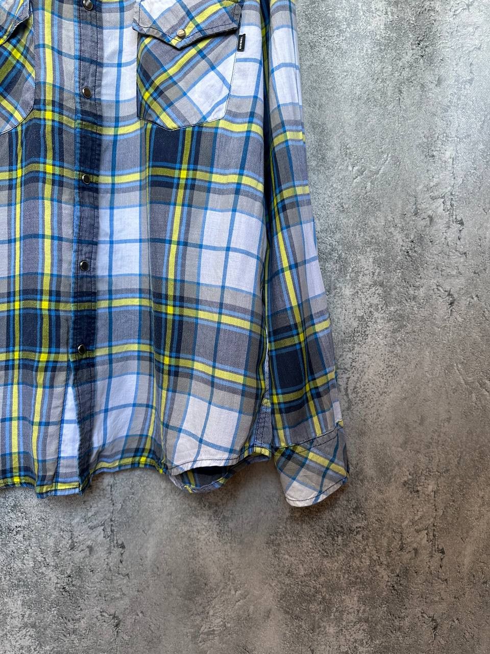 Diesel Diesel Check Shirt 100% Lyocell Button Up Long Sleeve Size US L / EU 52-54 / 3 - 9 Thumbnail