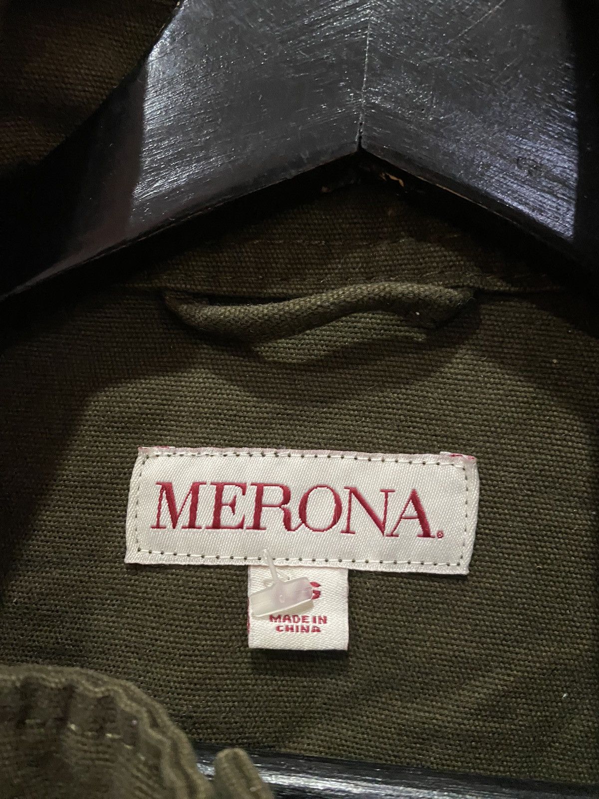Merona Merona Olive Green Utility Jacket – Military Cotton Field Size US M / EU 48-50 / 2 - 4 Thumbnail