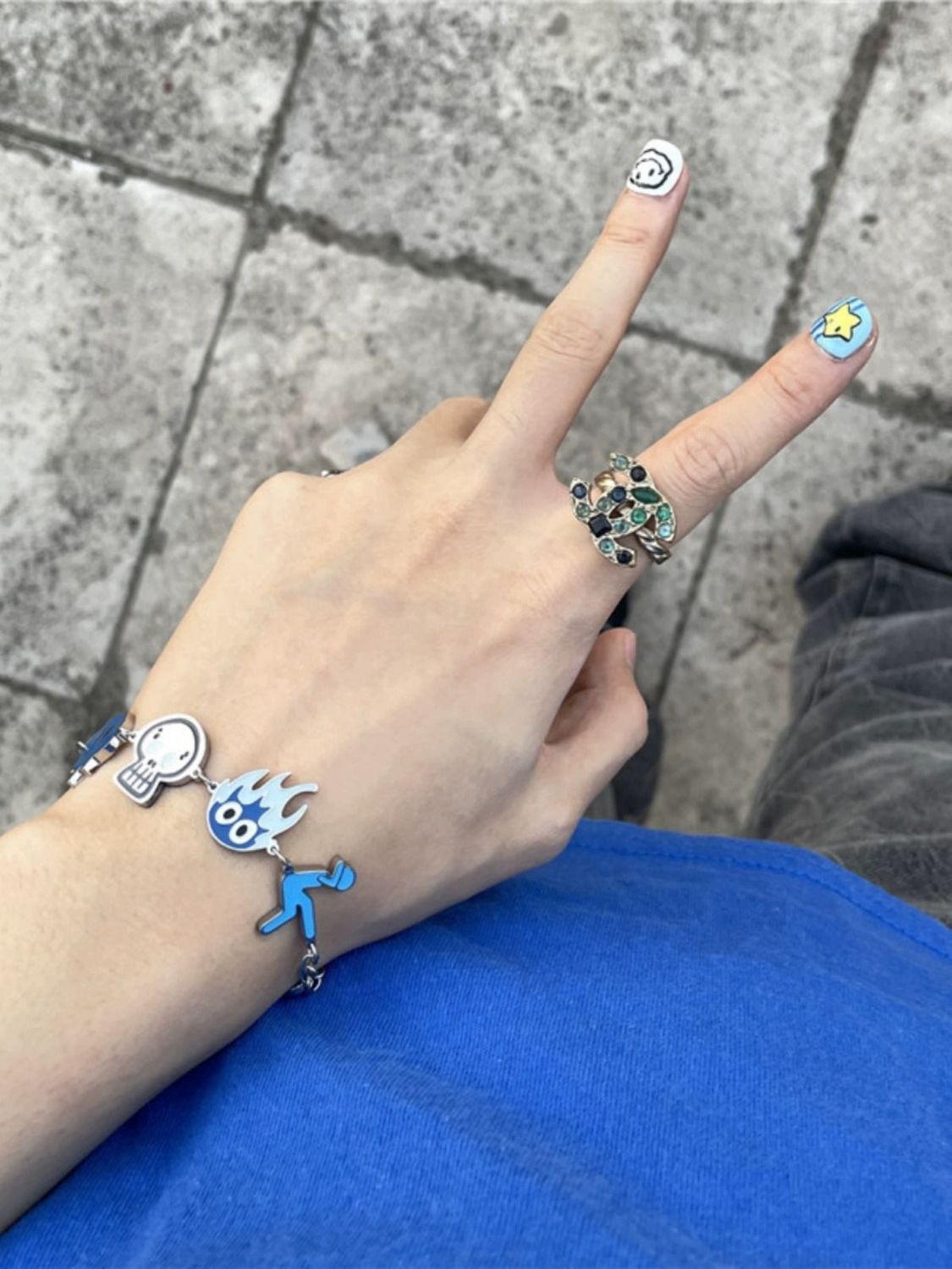 Jewelry Rare Bracelet Y2K Punk Chain Gotch Bracelets Chains Size ONE SIZE - 2 Thumbnail