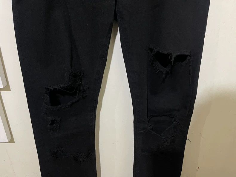 Saint Laurent Paris saint Laurent paris16SS Genuine Knife Cut Big Damage Black Size US 29 - 2 Thumbnail