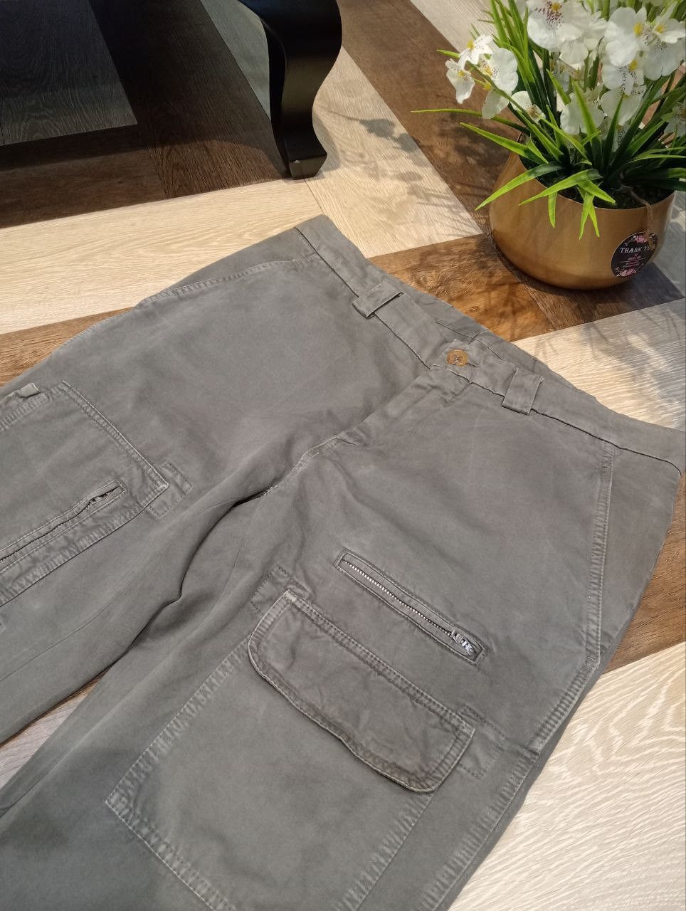 Brunello Cucinelli BRUNELLO CUCINELLI MULTI-POCKET CARGO TECH TROUSERS SIZE 48 Size US 34 / EU 50 - 5 Thumbnail