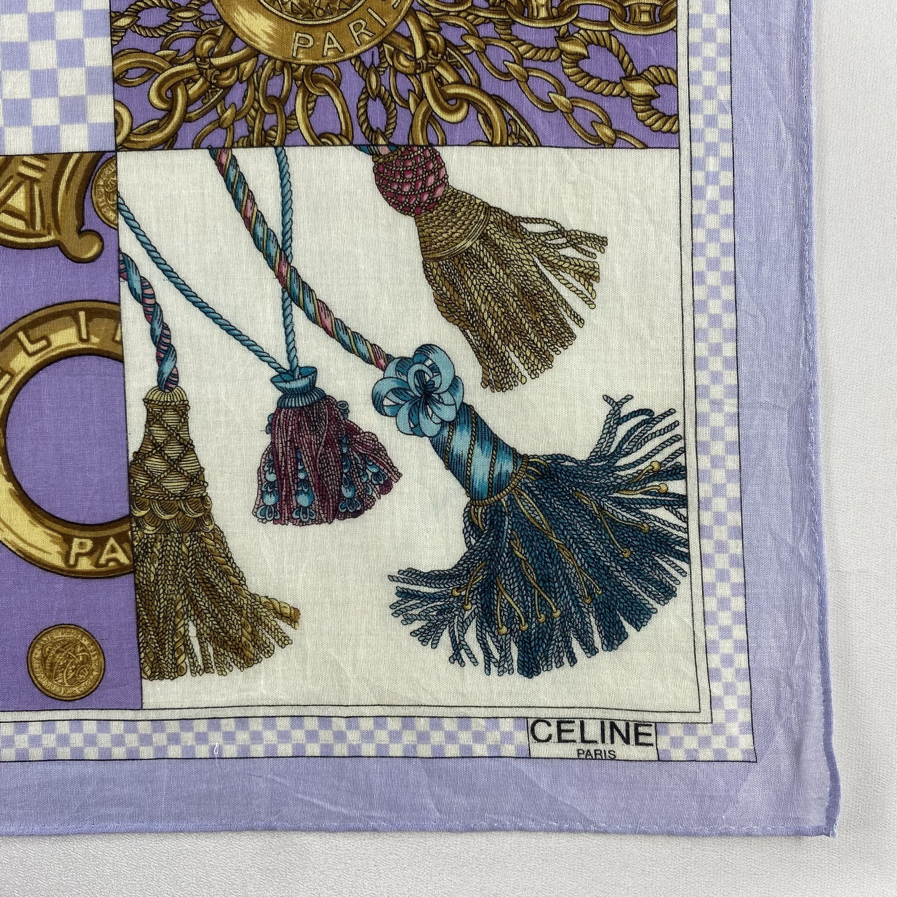 Celine × Vintage Celine Neckerchief / Bandana / Handkerchief-P909 Size ONE SIZE - 3 Thumbnail