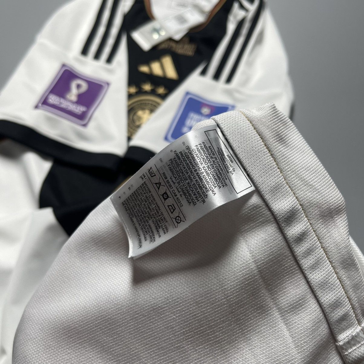 Adidas GERMANY ADIDAS 2022 WORLD CUP SOCCER HOME JERSEY #7 HAVERTZ Size US L / EU 52-54 / 3 - 11 Thumbnail
