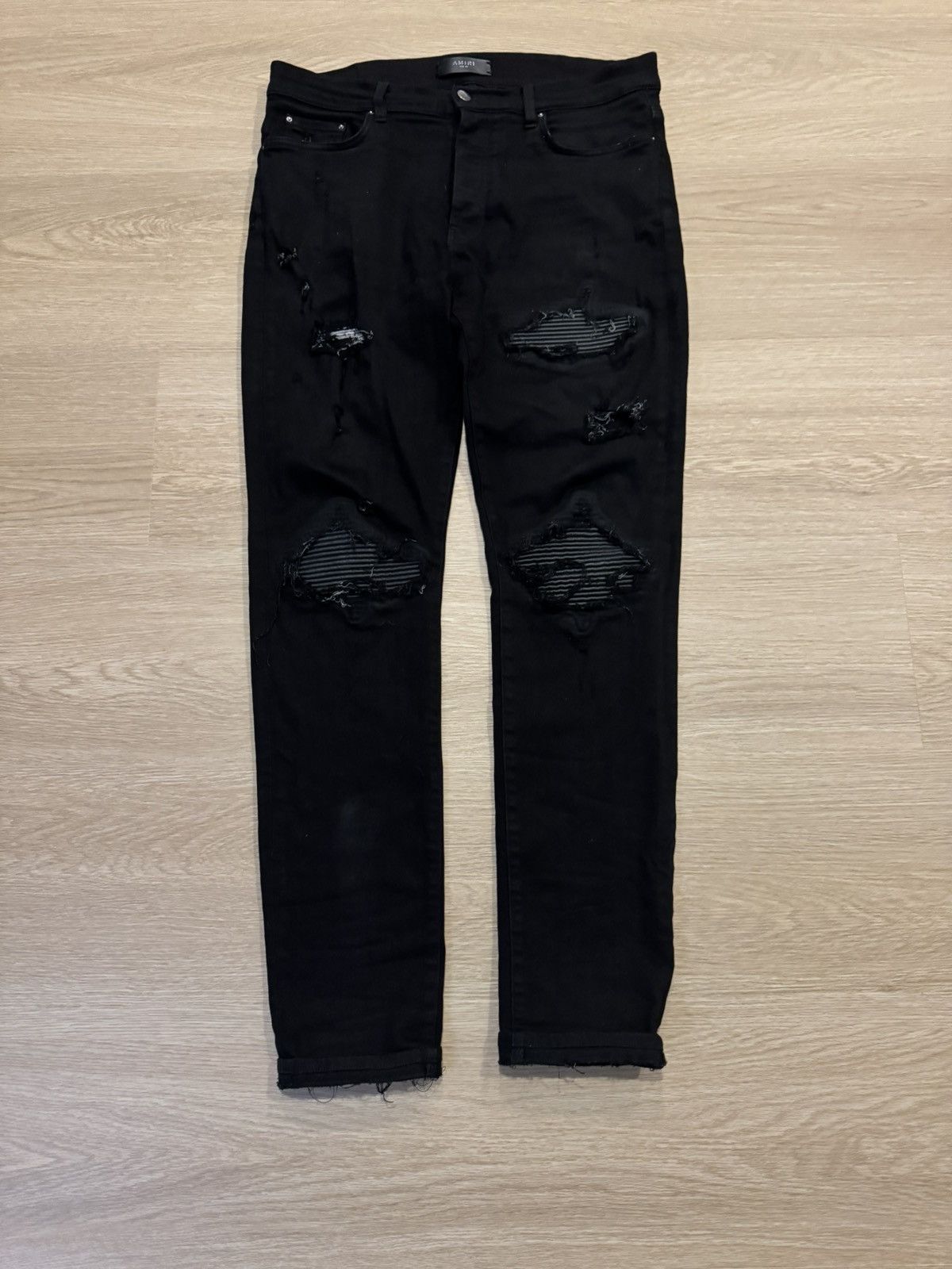 Amiri Amiri Mx1 Black Patch Size US 36 / EU 52 - 1 Thumbnail