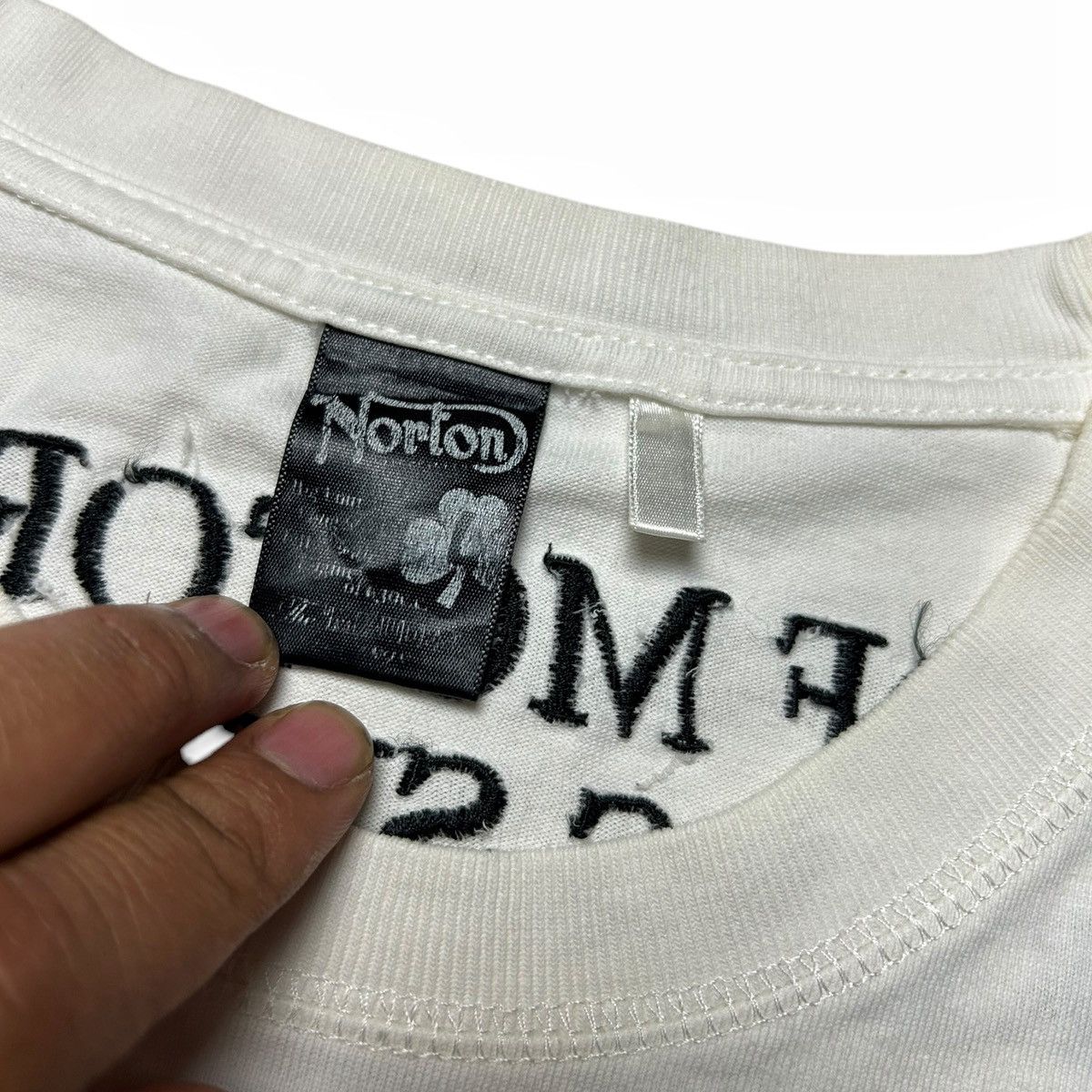 Norton Long Sleeves T Shirt Norton Motorcycle Souvenir Big Logo Size US M / EU 48-50 / 2 - 6 Thumbnail