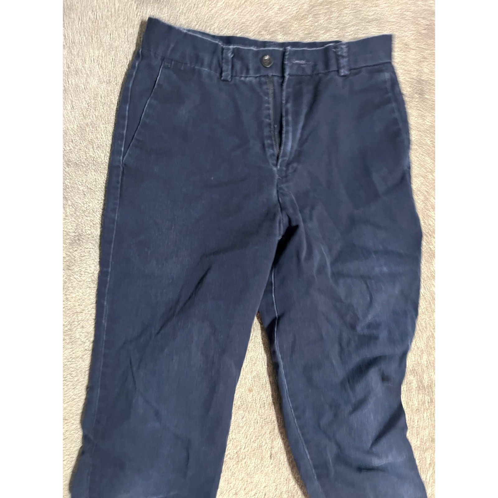 Dockers VINTAGE Dockers Women's Navy Blue Chino Dress Pants Size 4 Stretch Stain Defender Size 27" / US 4 / IT 40 - 4 Thumbnail