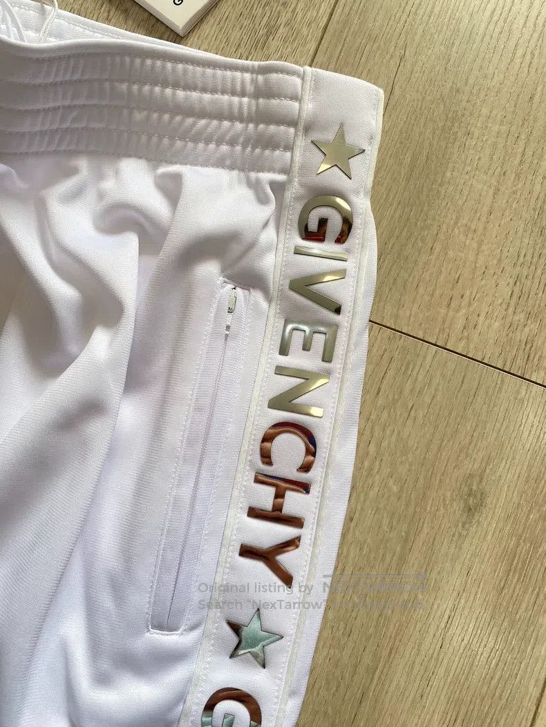Givenchy Givenchy Classic Logo Drawcord Women's Short Skirt, White Size 25" / US 0 / IT 36 - 2 Thumbnail