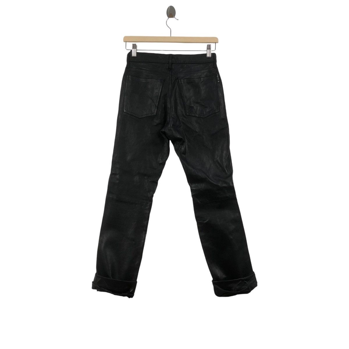 Genuine Leather × agnes b. Designer AGNES B PARIS France Sheep Leather Hina Pant Size US 26 / EU 42 - 5 Thumbnail