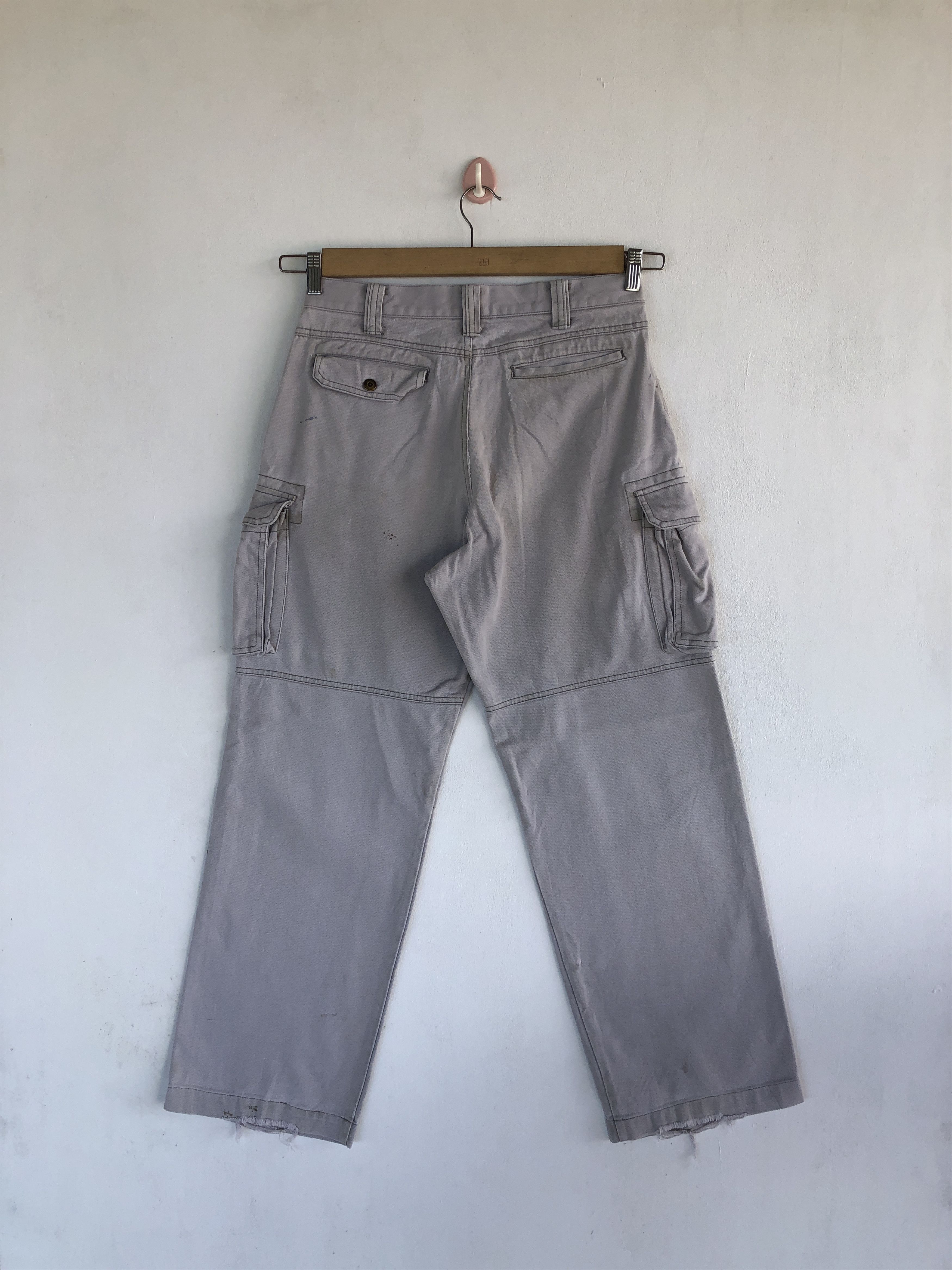 Japanese Brand Vintage Japanese Cargo Pants Multi Pocket Military Trousers Size US 30 / EU 46 - 2 Thumbnail