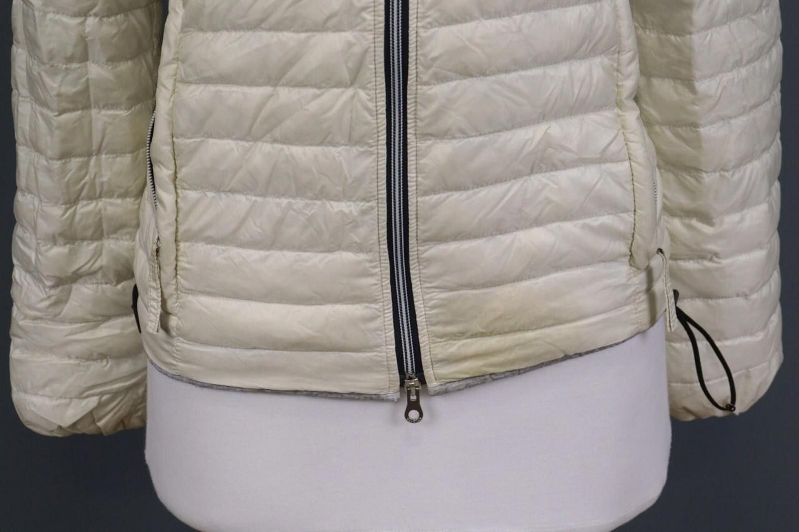 Duvetica Duvetica Beige Quilted Hooded Down Jacket Size 42 Size M / US 6-8 / IT 42-44 - 2 Thumbnail