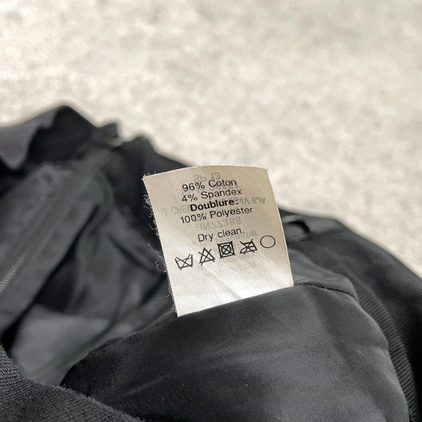 J.Crew J.CREW Skirt Women Black Knee Length Straight Pencil Lined Twill Classic 00 Size 24" / US 00 / IT 34 - 6 Thumbnail