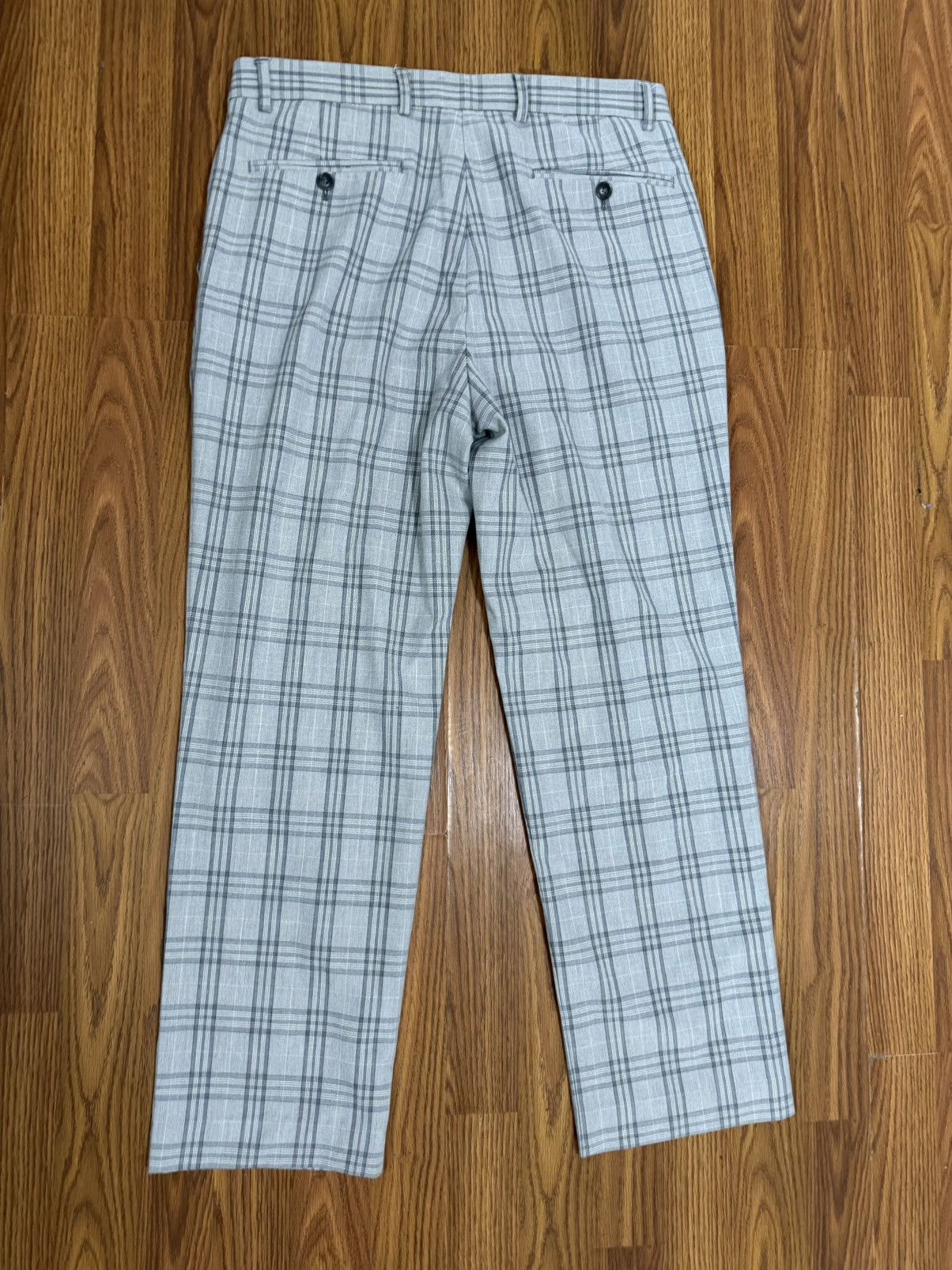 Tommy Hilfiger Tommy Hilfiger Plaid Preppy Old Money Chinos Grey Size 34x28 Size US 34 / EU 50 - 2 Thumbnail