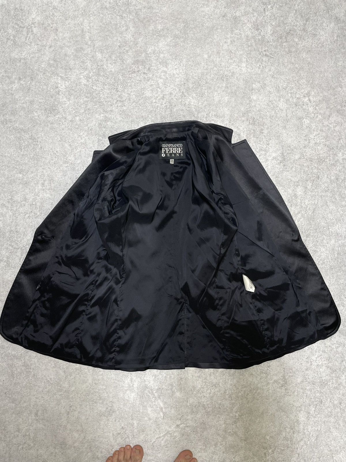Gianfranco Ferre × If Six Was Nine Nosferatu GFJ Italy 99ss Blazer Opium Fit Nylon Fit Style Size US M / EU 48-50 / 2 - 17 Thumbnail