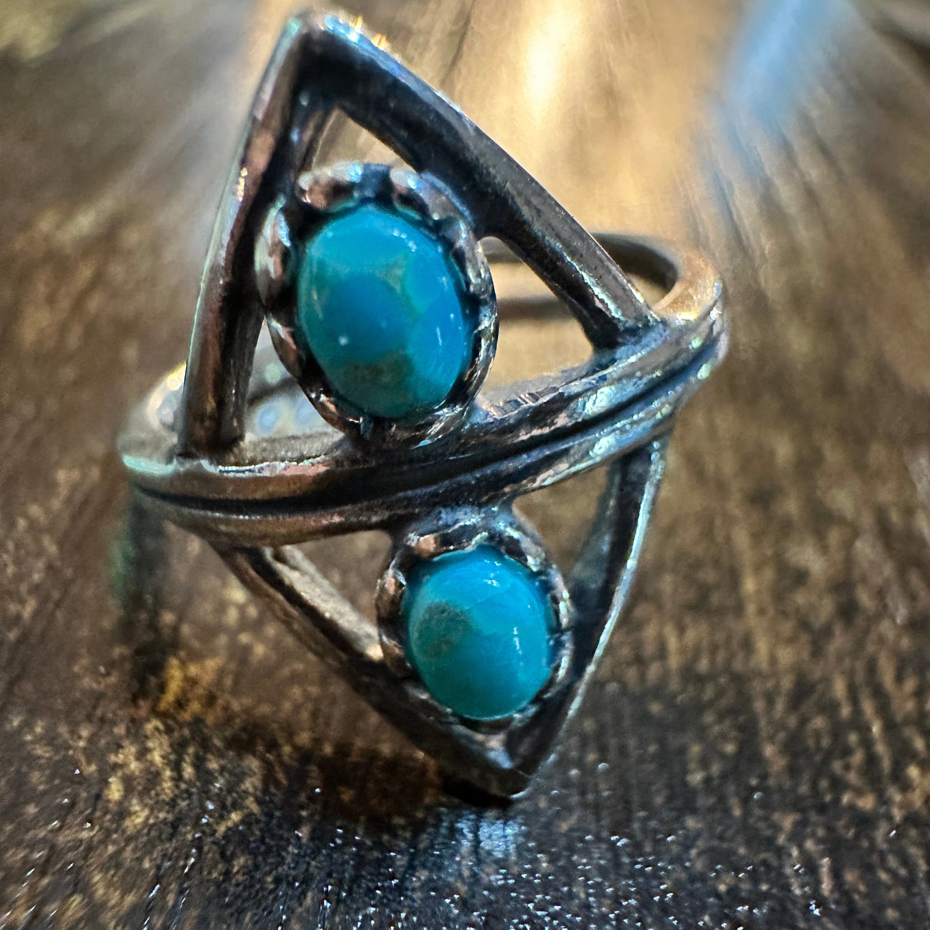 Other Boho Native American Turquoise Serenity Adjustable Sterling Size ONE SIZE - 1 Thumbnail