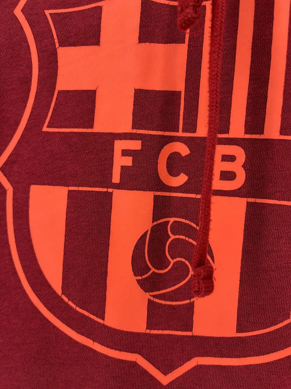 Nike × Vintage Vintage Nike FCB Barcelona Big Logo Y2k Hoodie Size US M / EU 48-50 / 2 - 8 Thumbnail