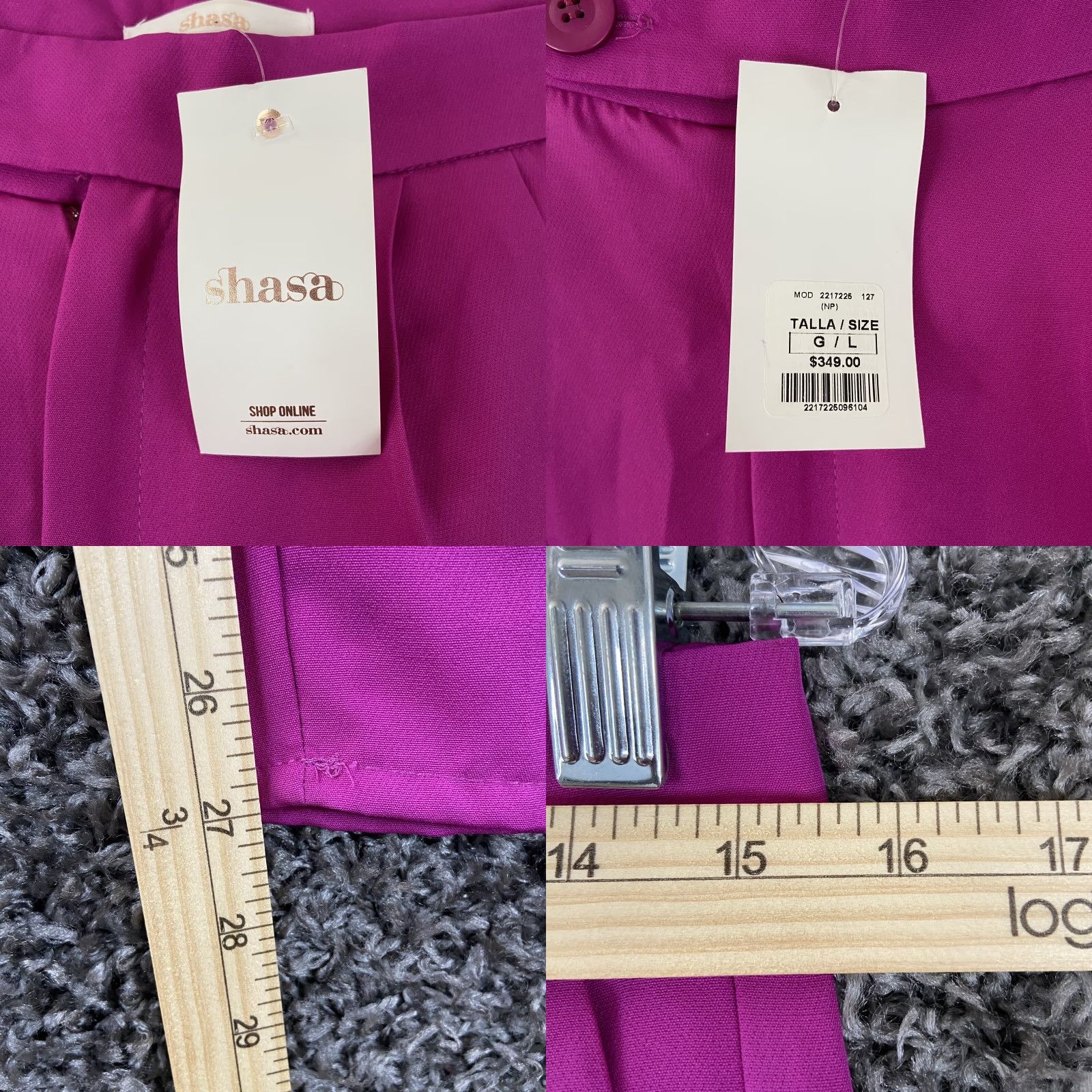Pinko SHASA Chino Pants Women’s Large Pink with Pockets Size 36" / US 14 / IT 50 - 8 Thumbnail