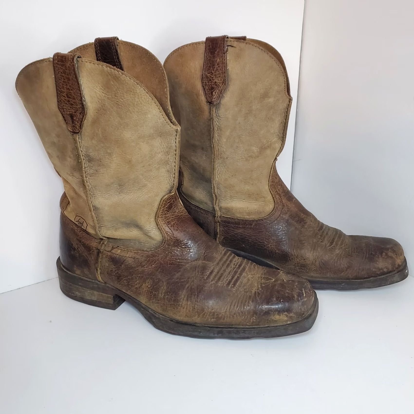 Ariat Ariat Rambler Boot Earth Brown Bomber Square Toe Mens Sz 10 D Western Workwear Size US 10 / EU 43 - 5 Thumbnail