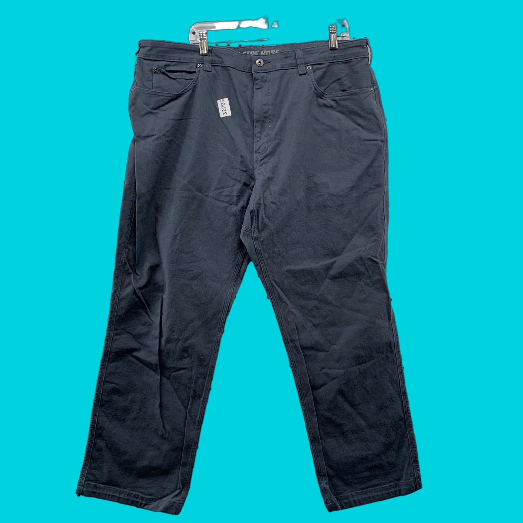 Vintage Duluth Canvas Carpenter Pants Mens FITS 39x29 Navy Blue Workwear Size US 39 - 1 Thumbnail