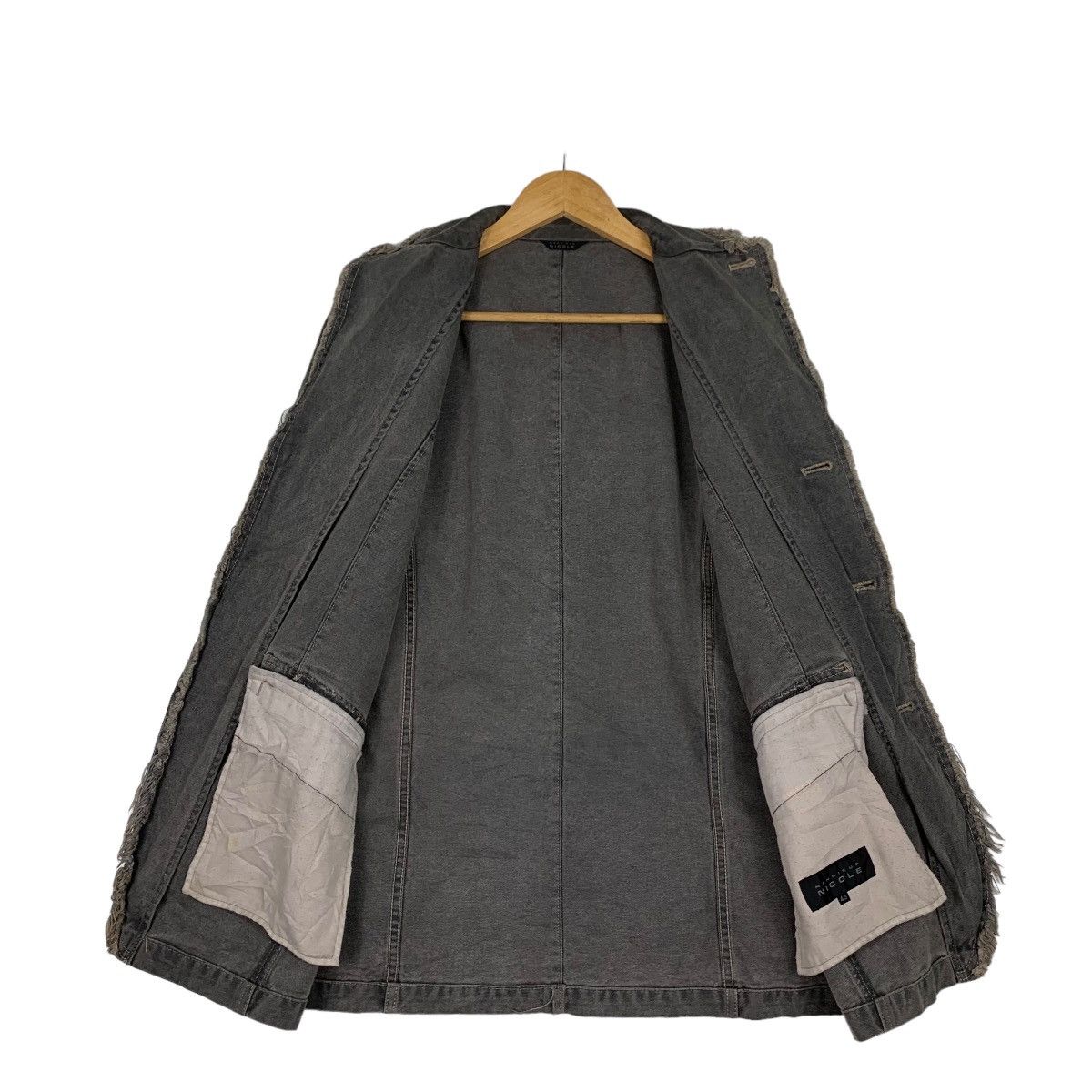 Monsieur Lacenaire MONSIEUR NICOLE Deconstructed Jacket Casual Jacket #1019-C46 Size US S / EU 44-46 / 1 - 11 Thumbnail