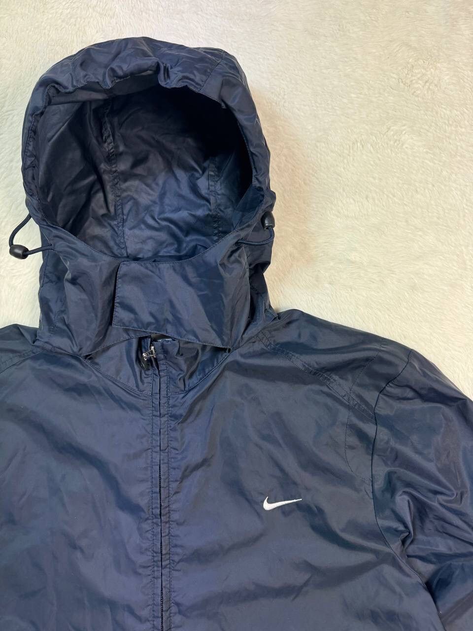 Nike × Vintage 90’s NIKE RETRO SWOOSH LOGO HOODED Y2K VINTAGE TRACK JACKET Size US S / EU 44-46 / 1 - 2 Thumbnail