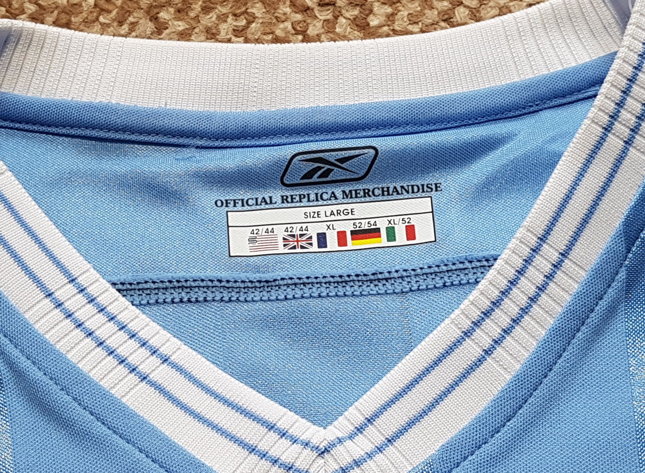 Reebok Reebok Manchester City 2003-04 Vintage Soccer Jersey sz XL Size US XL / EU 56 / 4 - 10 Thumbnail