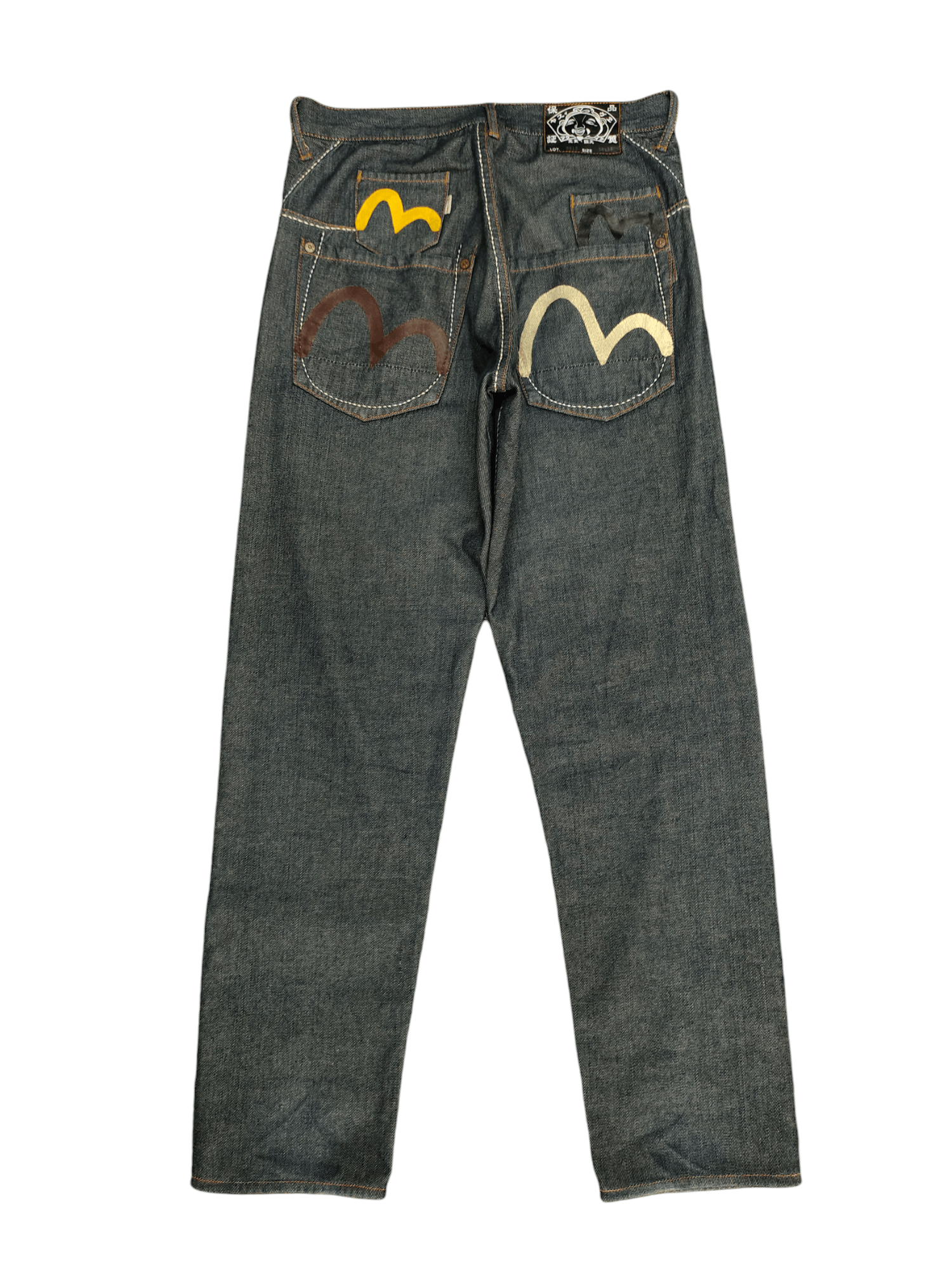 Evisu Evisu Multi Pocket Seagull Selvedge Denim Jeans Y2k Size US 30 / EU 46 - 3 Thumbnail